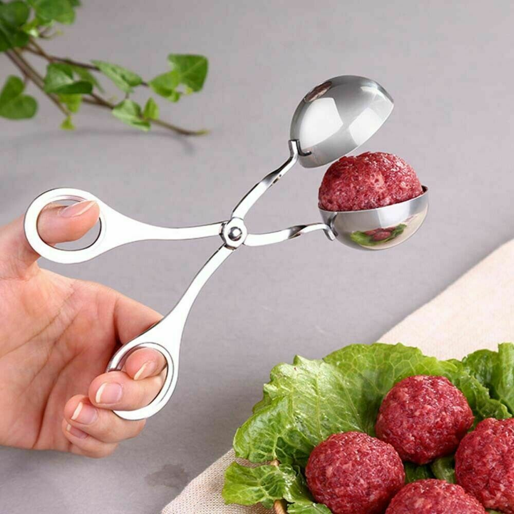 S Meatball Maker Spoon Kitchen Stick Utensil Baller Meat Stainless Steel AU - Image 7