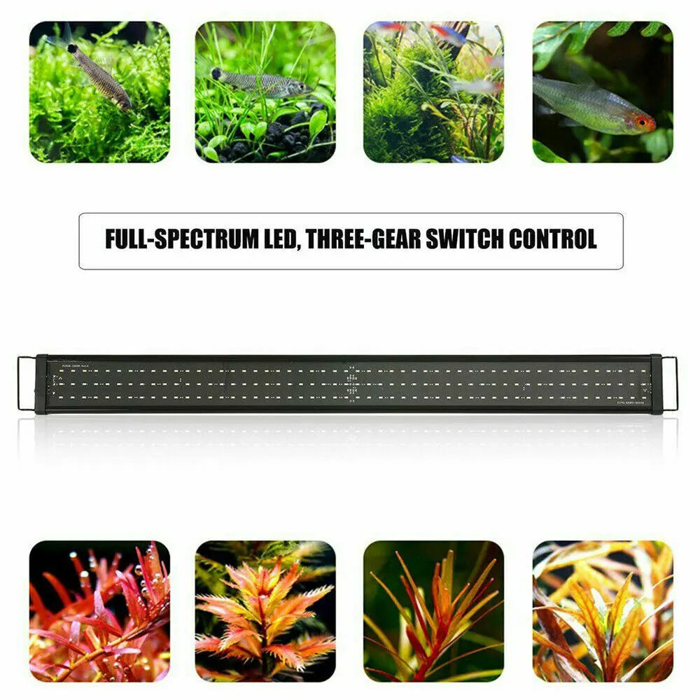 30cm Aquarium Light Lighting Full Spectrum Aqua Plant Fish Tank Bar LED Lamp - Image 6