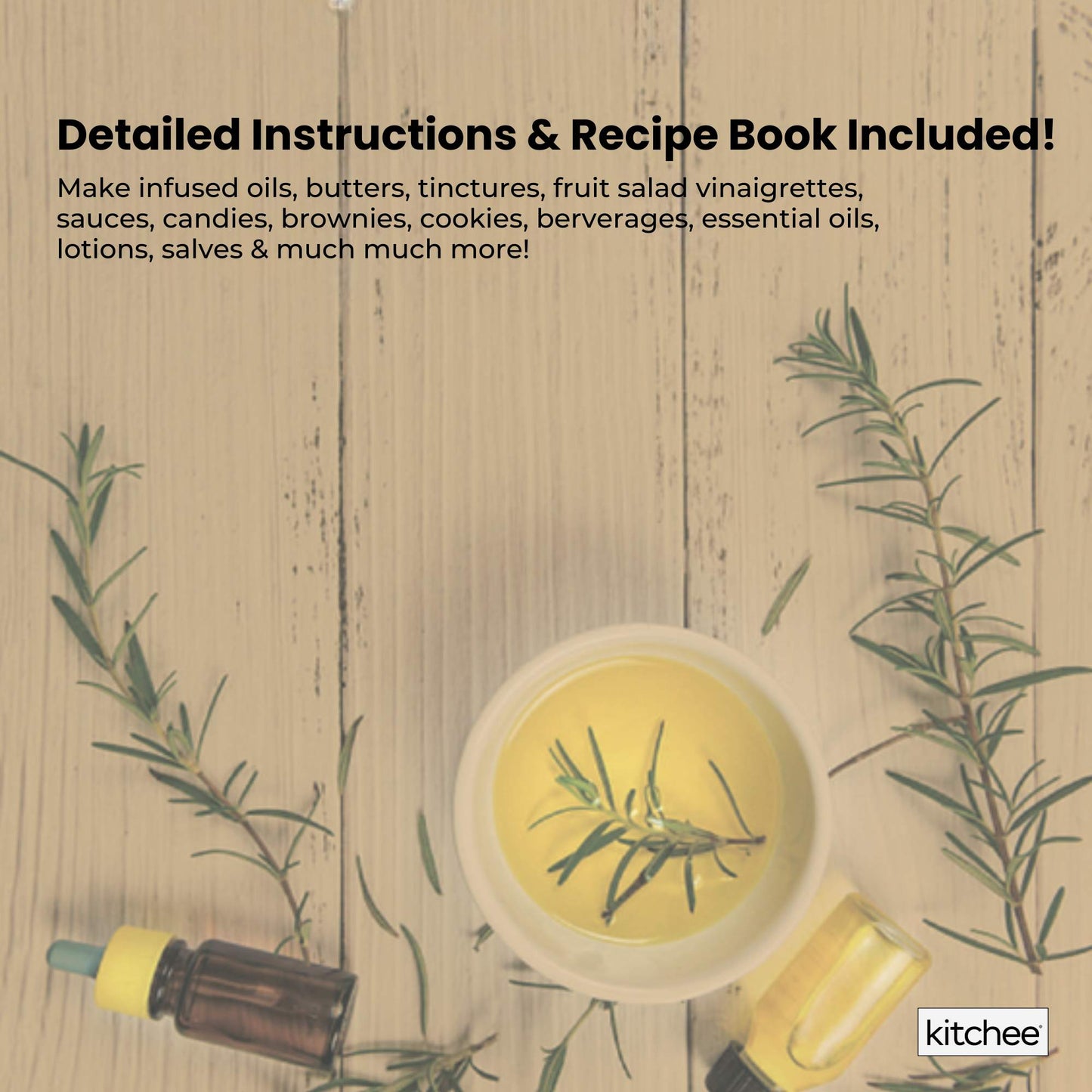 Kitchee Electric Butter Oil Herbal Infuser & Extractor + Decarboxylator Machine - Image 9