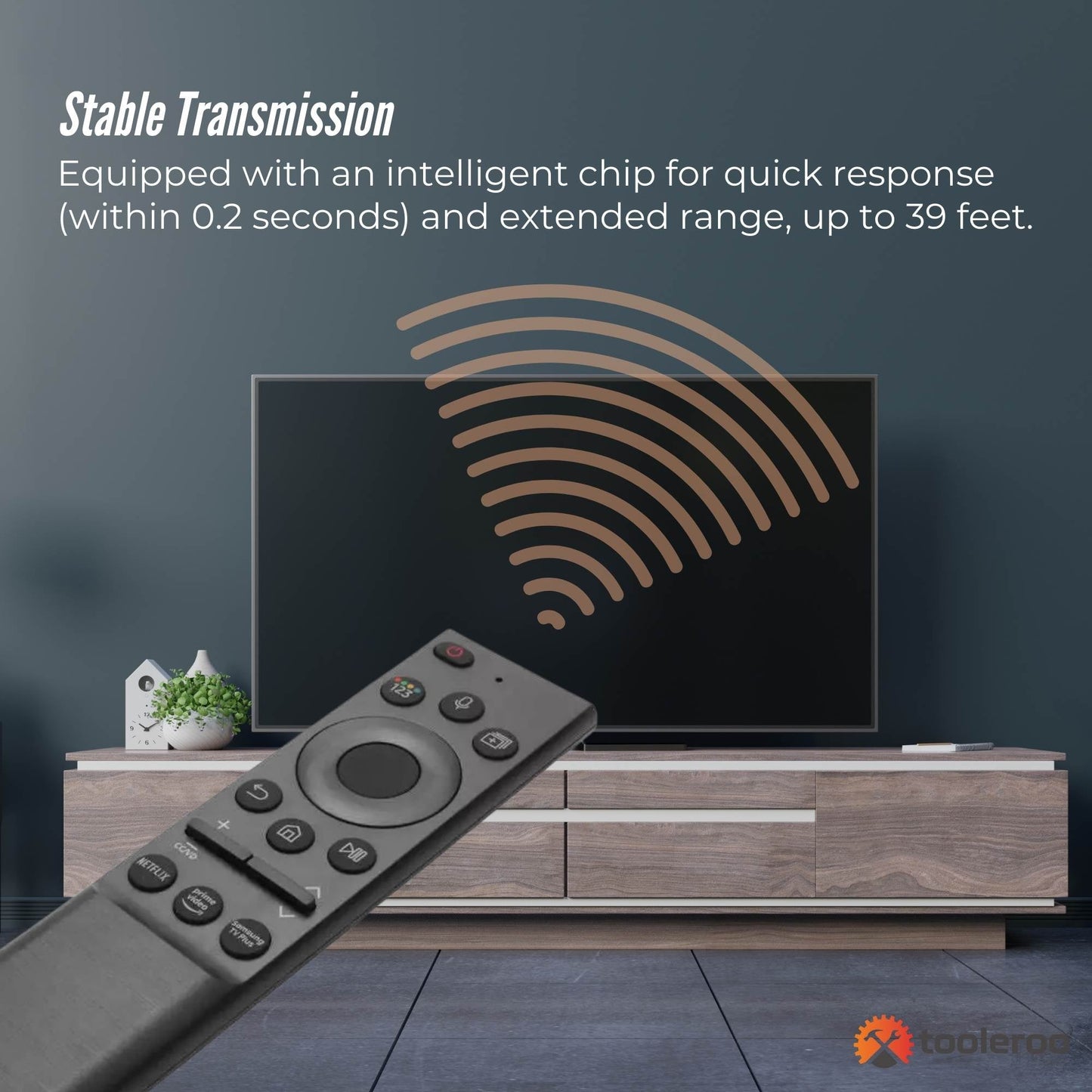 Tooleroo Smart TV Remote Control - Replacement For Samsung Voice BN59-01357F - Image 8