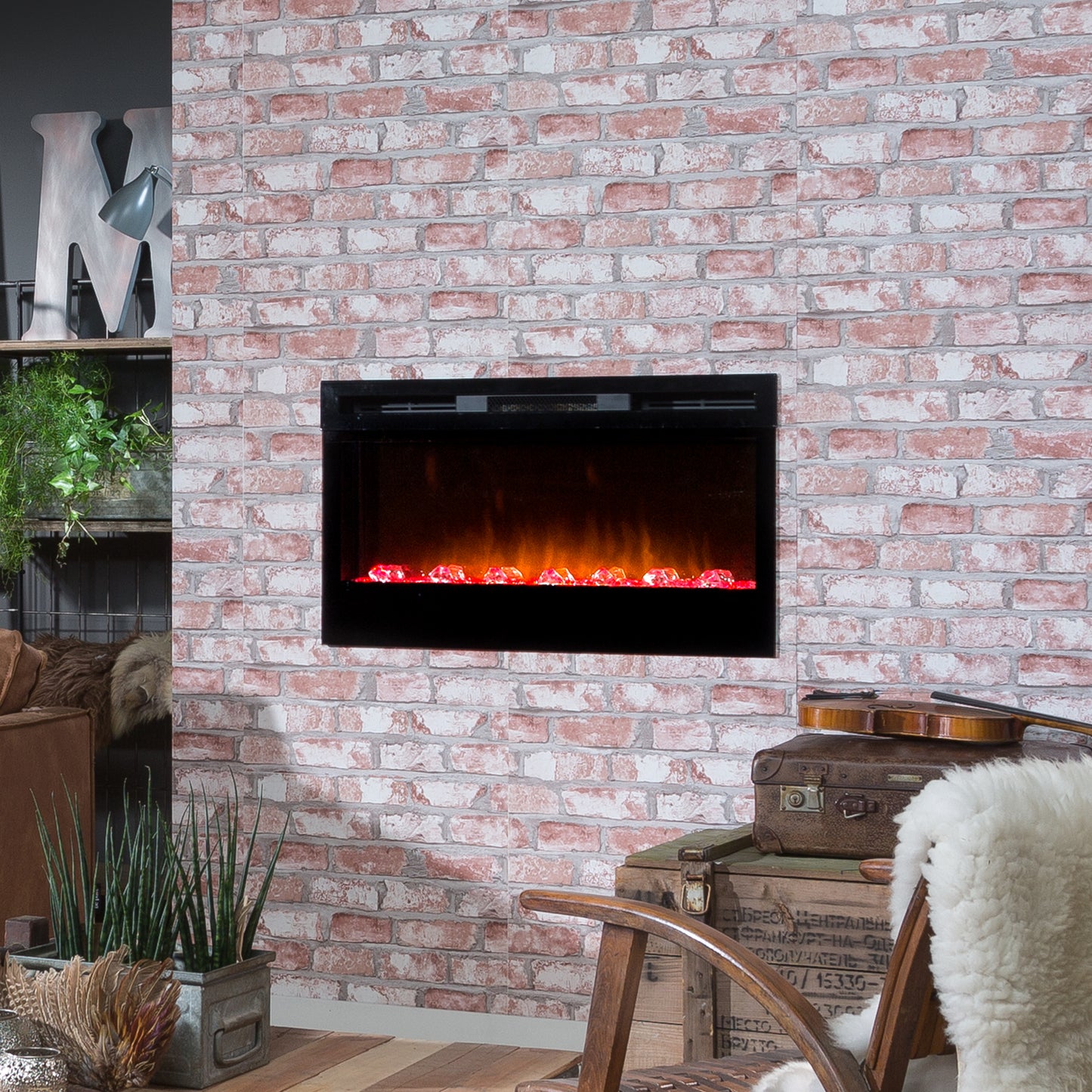 Dimplex PRISM Wall Mounted Electric Fireplace - 34-inches - Image 8