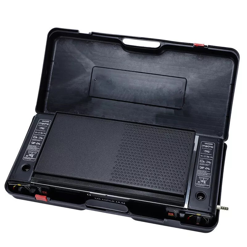 2 Burner Butane Countertop Stove, Portable Adjustable Burners with Carry Case, Portable Camping Stove with Baking Tray - Image 9