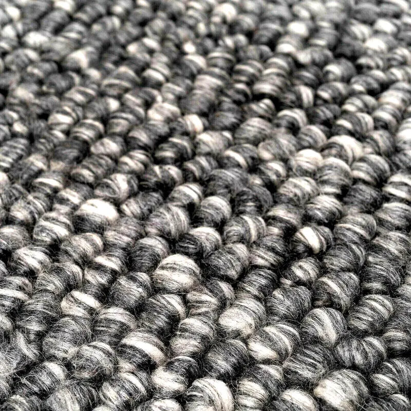 Wool Pebble Charcoal Lifestyle Rug 130x 180 cm - Image 3