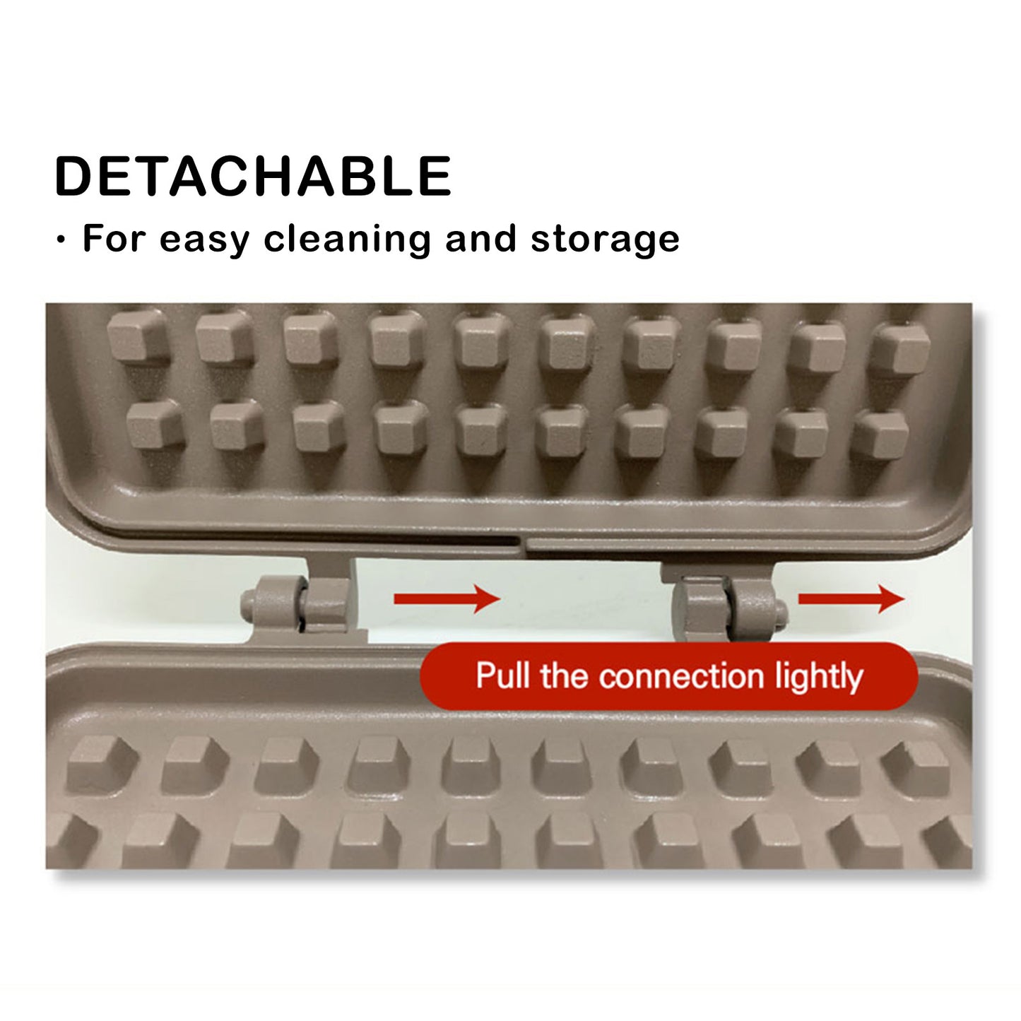 Giorno Felice IH Waffle Maker Pan Non-Stick Double-Sided Detachable - Image 8