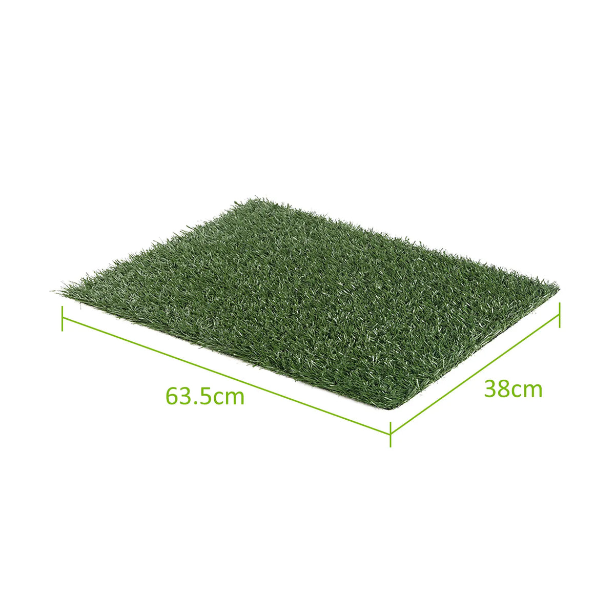1 Grass Mat 63.5cm x 38cm for Pet Dog Potty Tray Training Toilet - Image 6