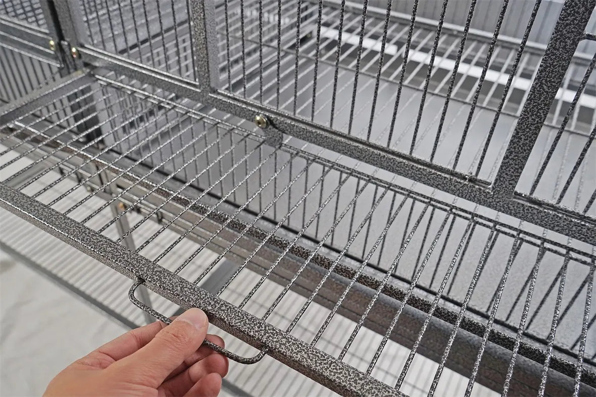 YES4PETS XL 184 cm Bird Cage Pet Parrot Aviary Perch Castor Wheel Removable Divider - Image 6