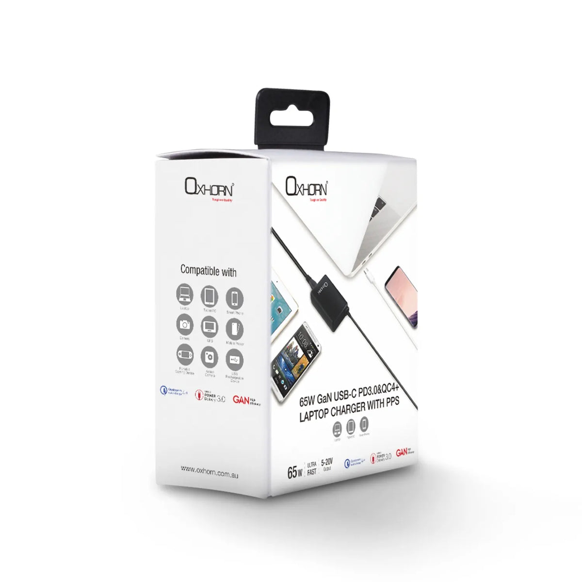 Oxhorn Type C GaN Charger 65W Black - Image 7