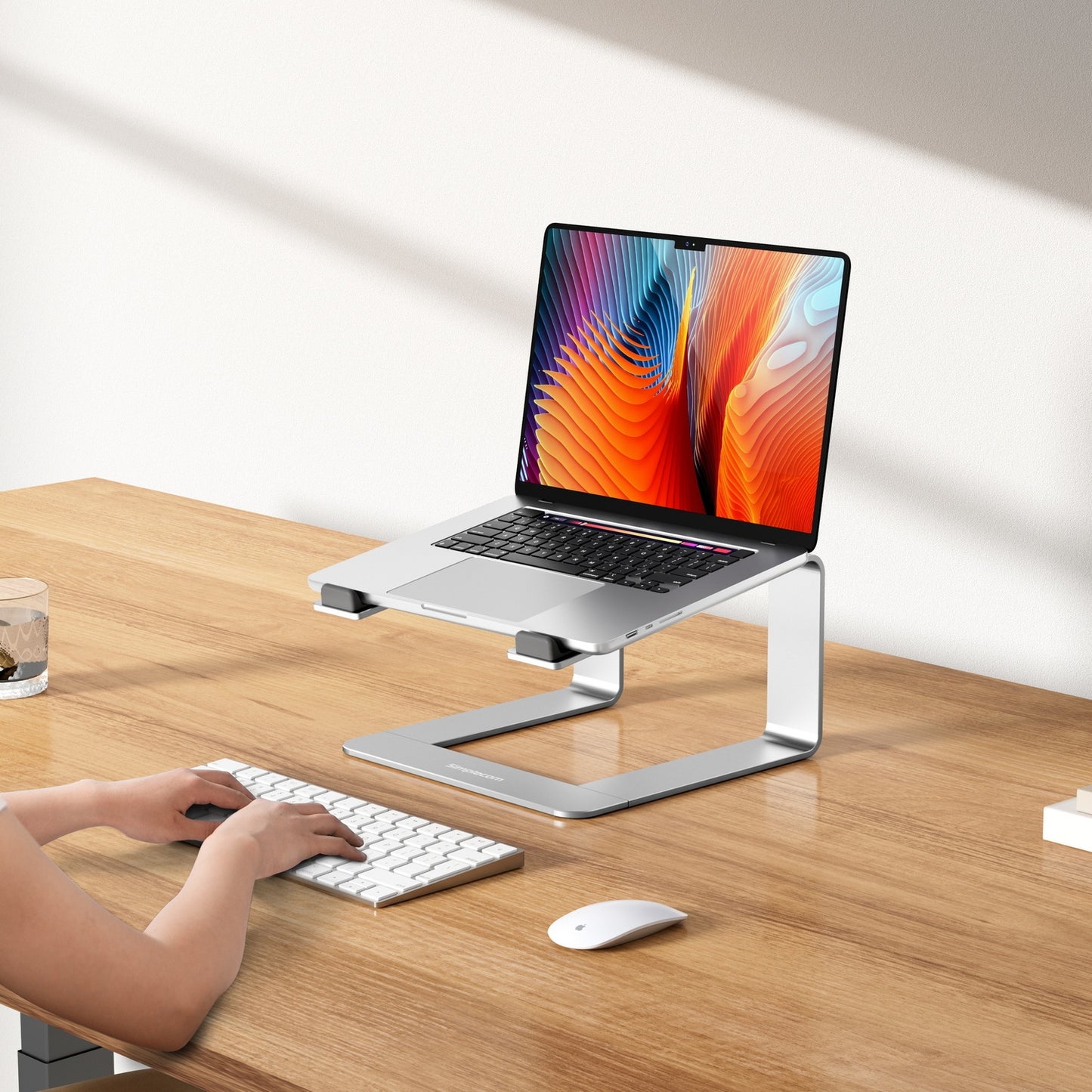 Simplecom CL510S Ergonomic Aluminium Riser Stand for Laptop MacBook - Image 6