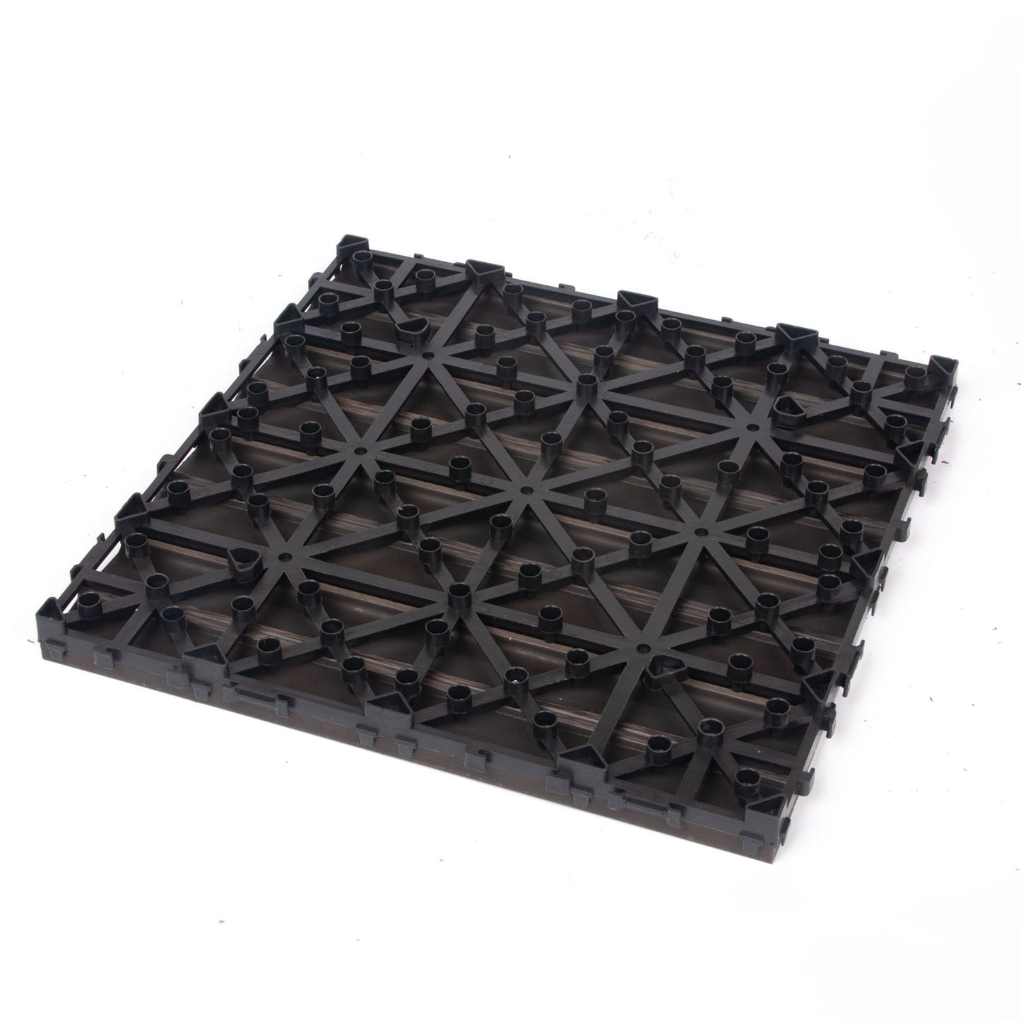 10PCS Interlocking Patio Deck Tiles 30cm x 30cm Outdoor Wood Flooring for Patio Garden Balcony Poolside - Image 6
