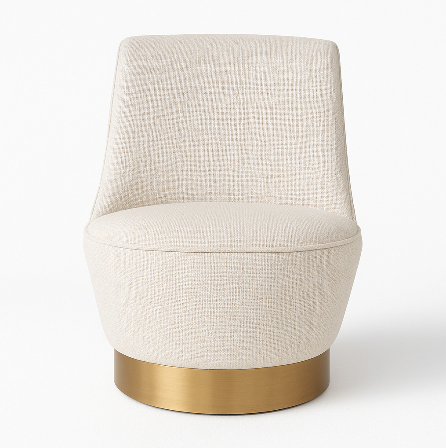 Interior Ave - Chateau Swivel Accent Chair - Vanilla Oat - Image 4