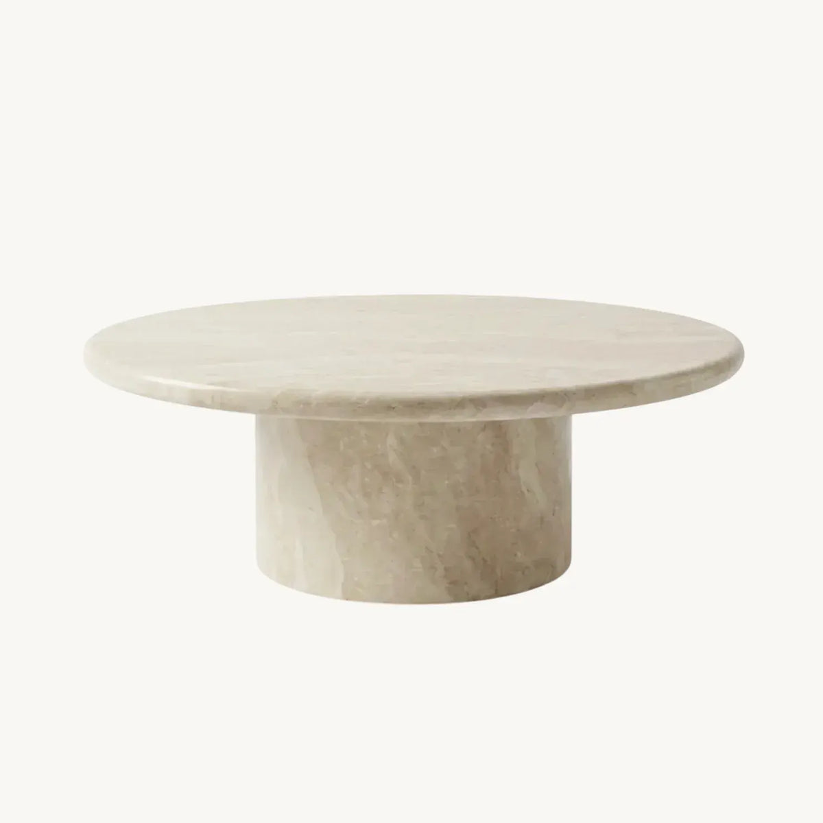 Interior Ave - Nobu Round Sculptural Stone Coffee Table - Natural Stone 100cm - Image 6