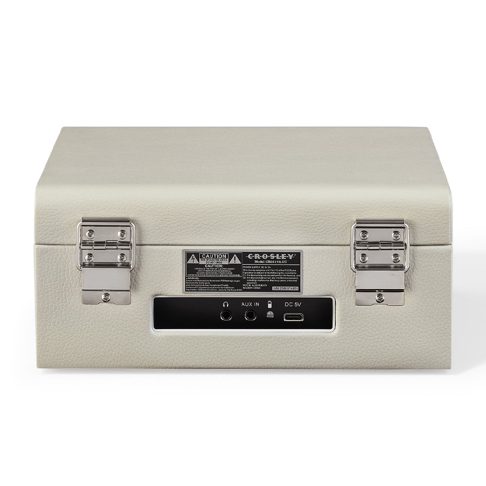 Crosley Voyager Portable Retro CD Player with Stereo Bluetooth Speakers, FM Radio - Dune - Image 7