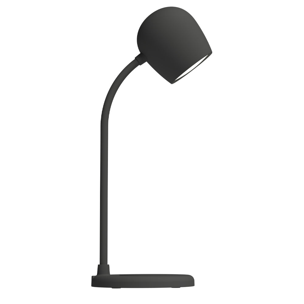 Kreafunk Ellie Lamp W/ Qi Charger And Bluetooth Speaker - Black - Image 4
