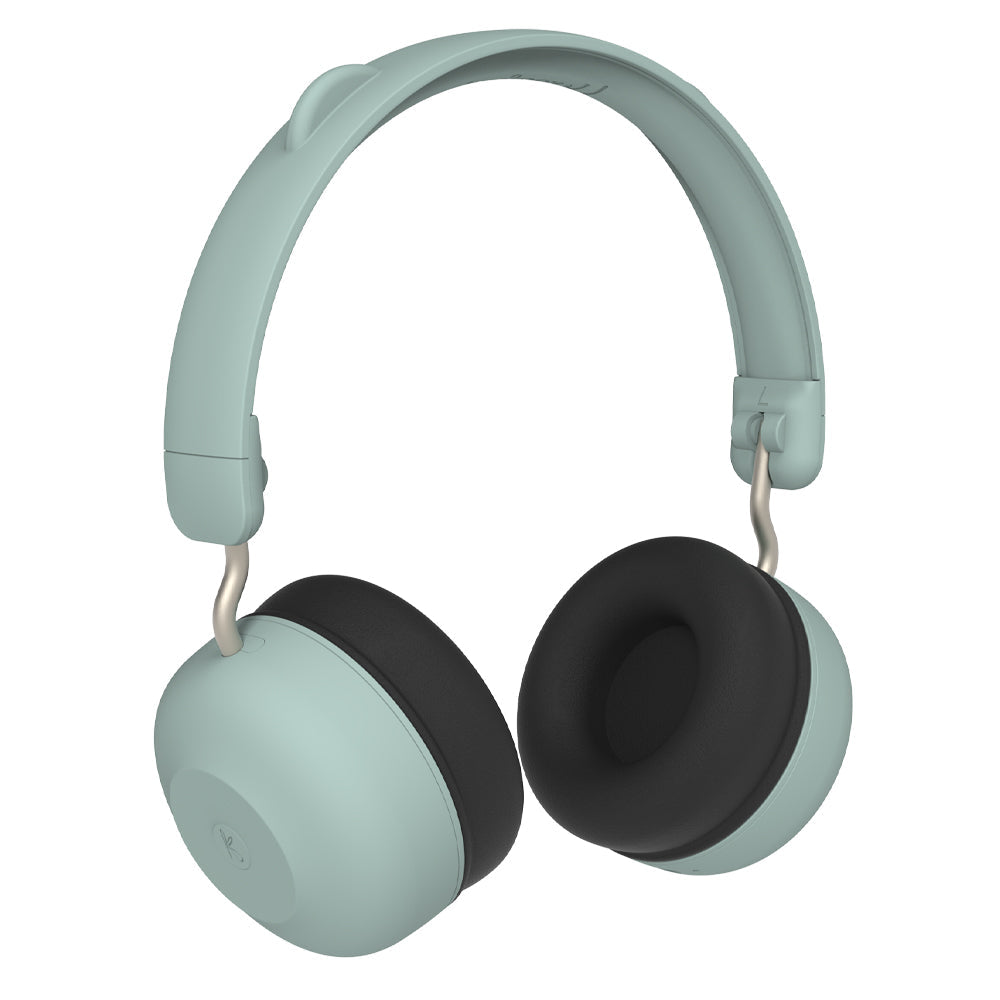 Kreafunk Kids Buzz Junior Bluetooth Headphones - Dusty Green - Image 4