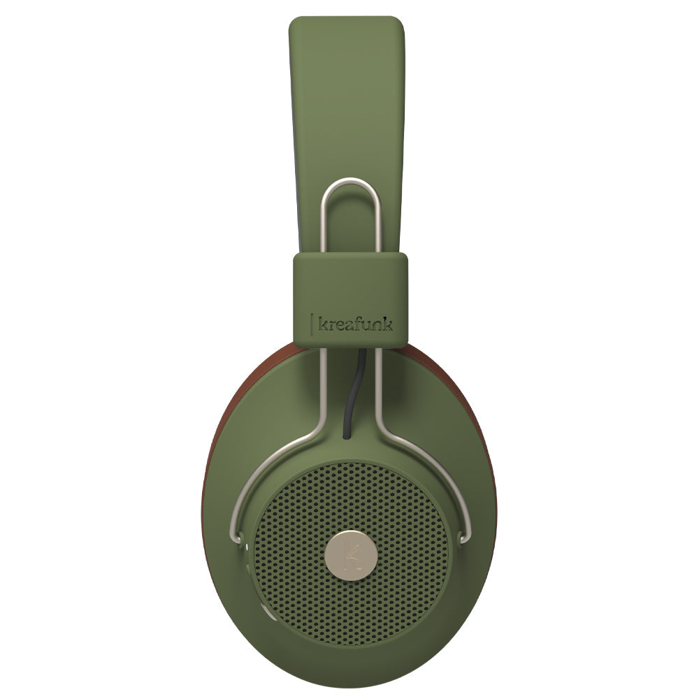 Kreafunk Abeat Qi Bluetooth Headphones W/ Anc - Urban Green - Image 5
