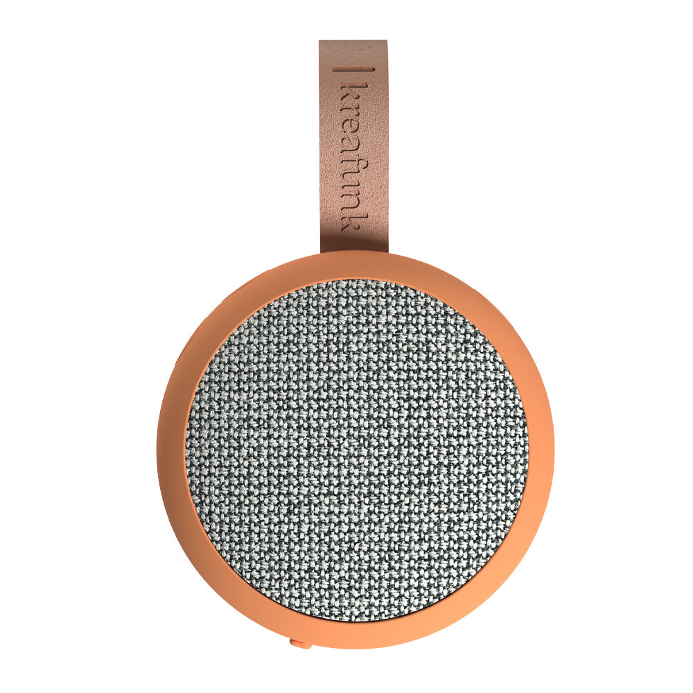 Kreafunk Ago 2 Fabric Bluetooth Speaker - Dusty Orange - Image 4
