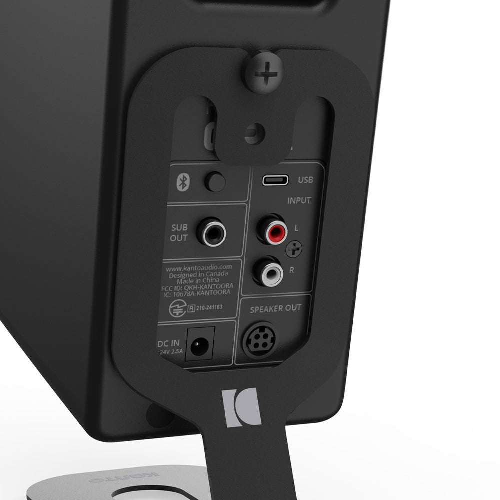 Kanto SU2 Kanto SU2 Rear-Mounted Desktop Stands for Uki and Ora - Black, Pair - Image 6