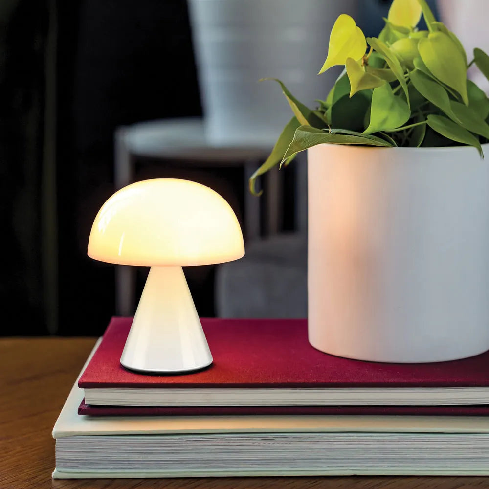 Lexon Mina M Medium Portable Led Lamp - White - Image 5