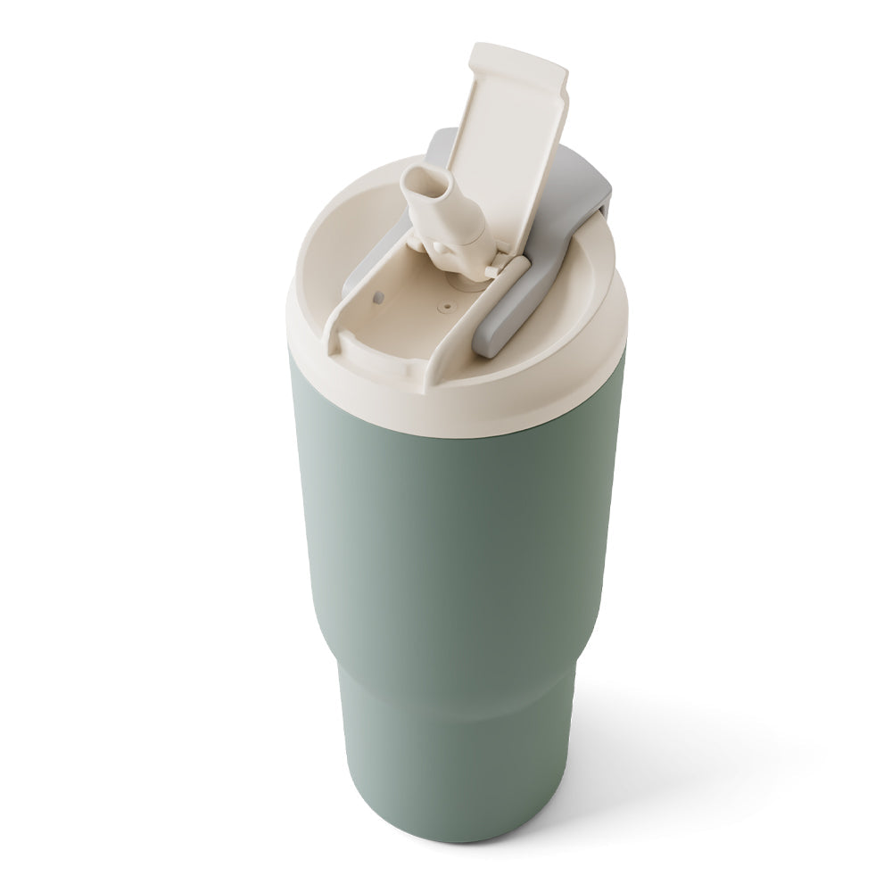 Monbento Travel Mug L - Green Natural - Image 5