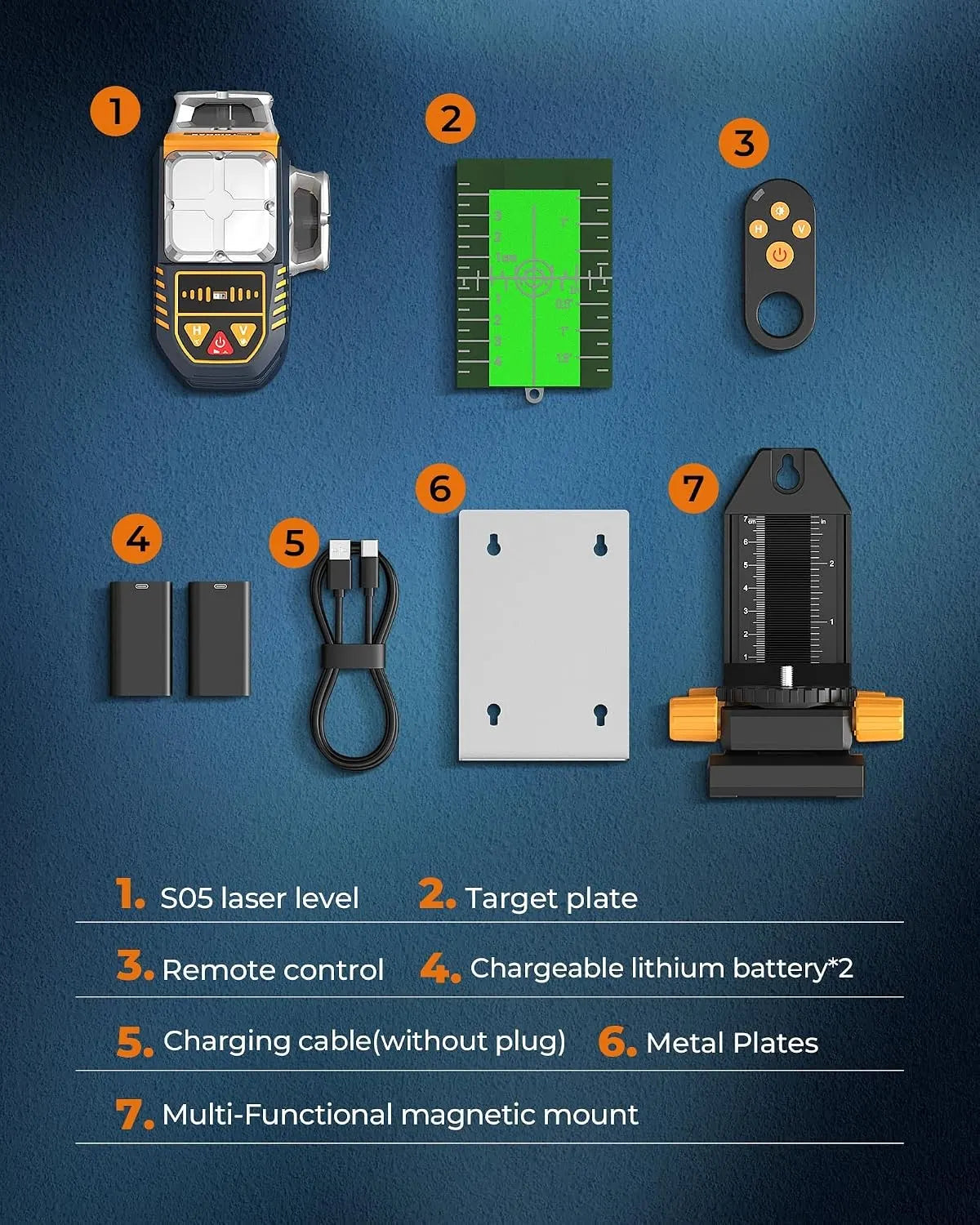 CIGMAN Gesture Control Laser Level with Side Screen Display, 3×360° Green CMS05 - Image 9