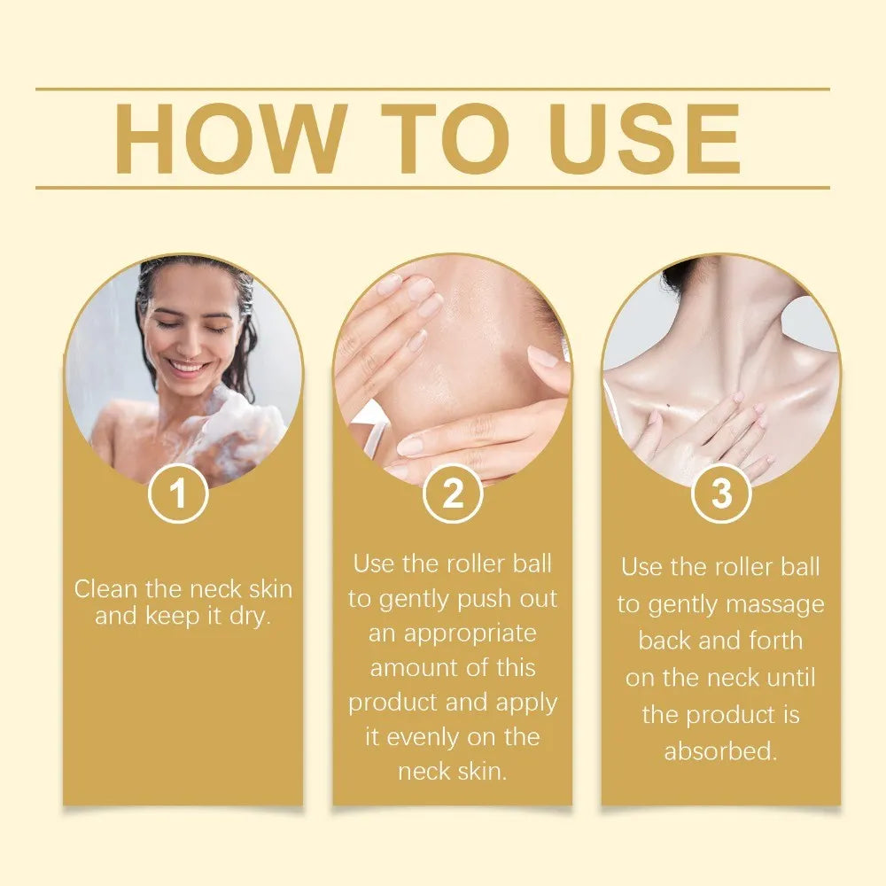 EELHOE The Roller Neck Cream, Gently Moisturizes And Cares For The Neck Skin, Making It Elastic, Smooth And Soothing. It Is A Hydrating Neck Cream - Image 6