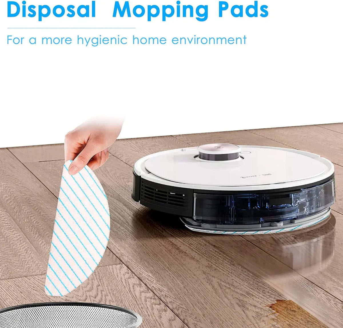 10 X Mopping pads for Ecovacs Deebot T9/T9+/N8 PRO/N8 PRO+/N8/N8+/NEO/T8/T8+/T8 AIVI/X1 PLUS/T10 PLUS - Image 9