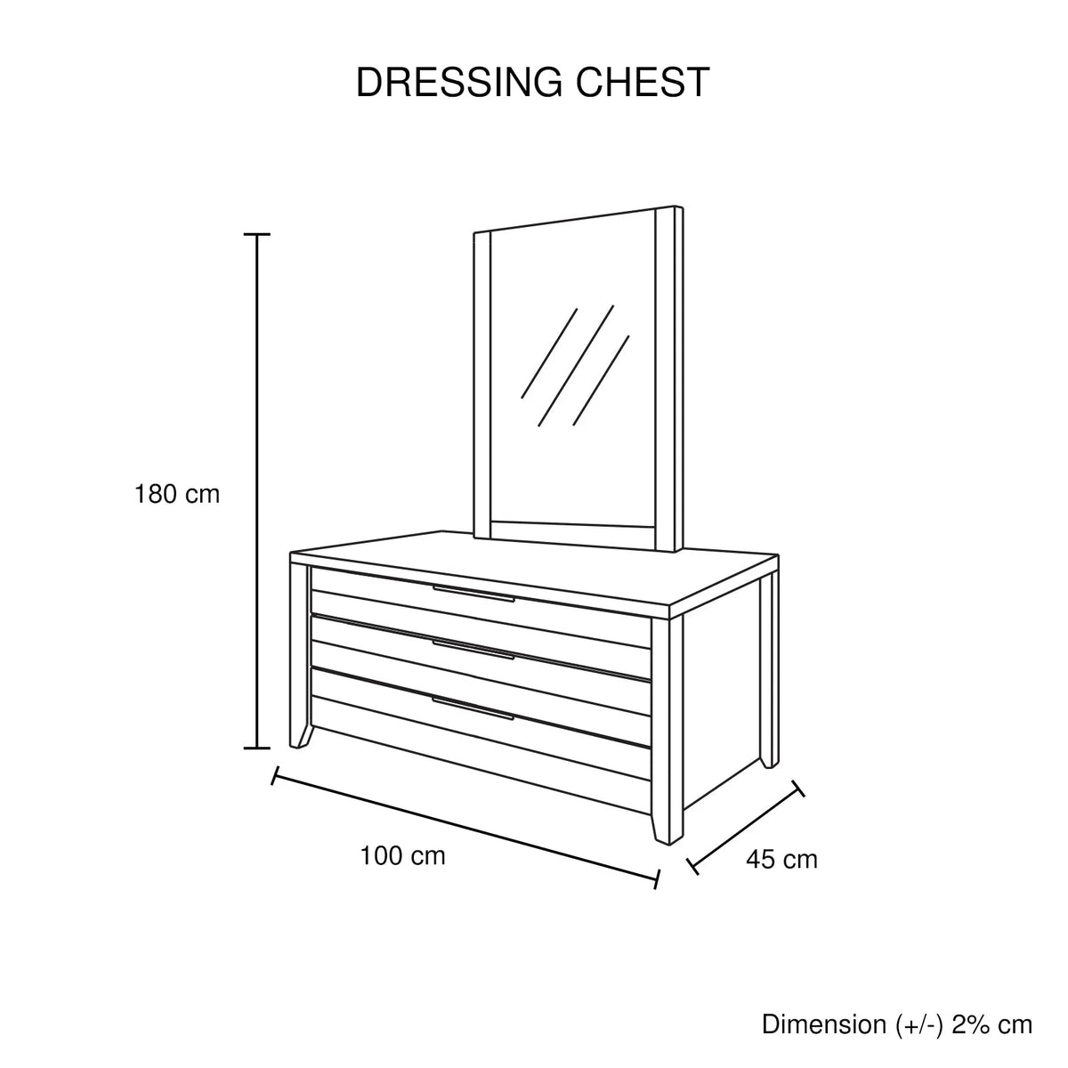 4 Pieces Bedroom Suite Natural Wood Like MDF Structure Double Size Oak Colour Bed, Bedside Table & Dresser - Image 9