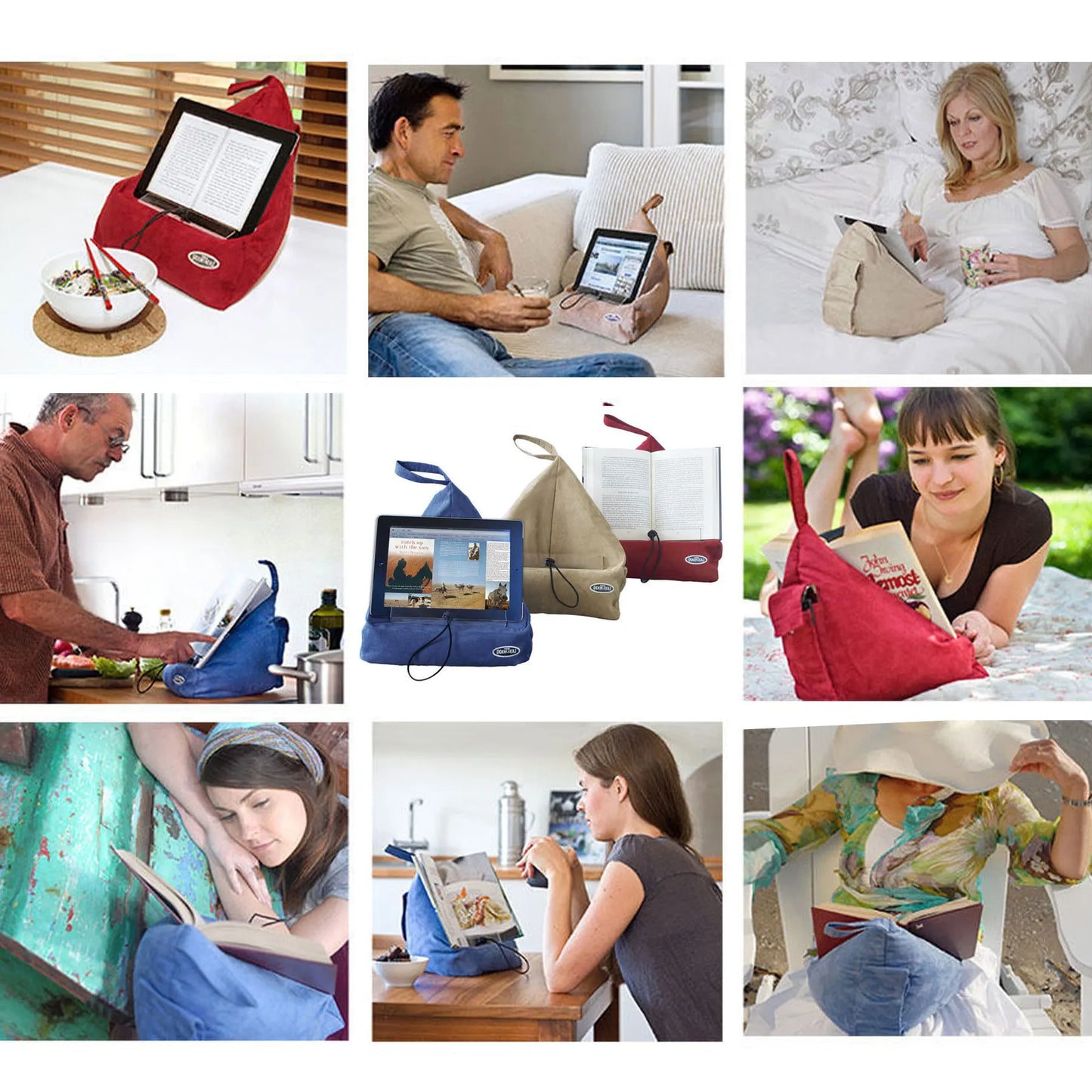 Handsfree Printed Book Seat Book Tablet and iPad Holder Retro Comic - Image 3