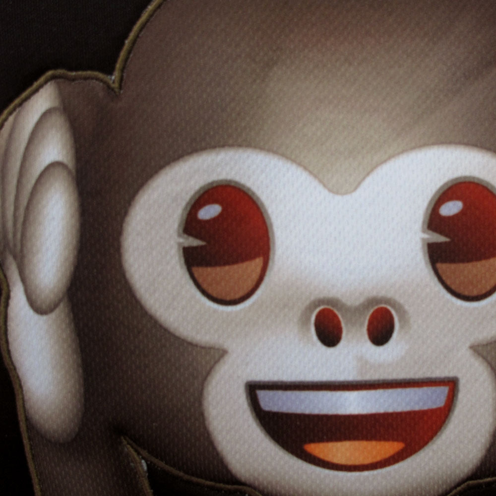 Pair of Emoji Car Front Seat Covers Monkey Face - Image 3