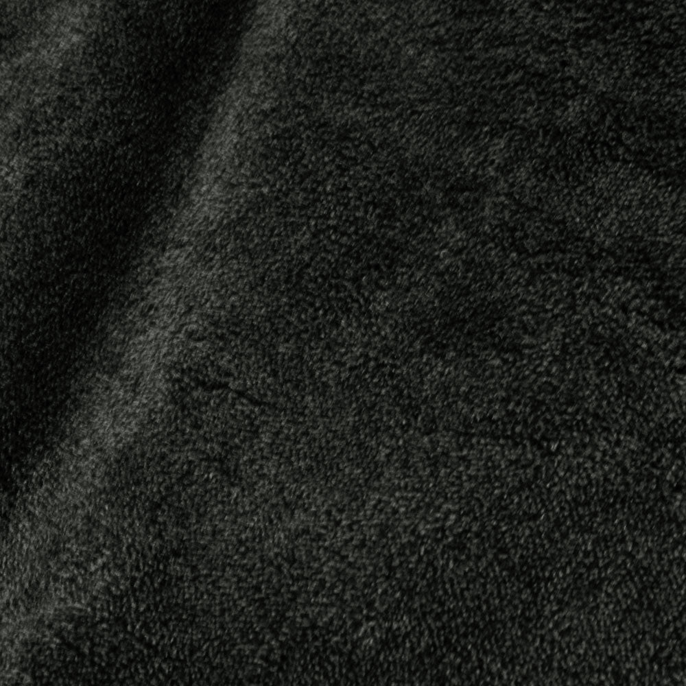 Super Soft Coral Fleece Large Throw Rug Charcoal - Image 3