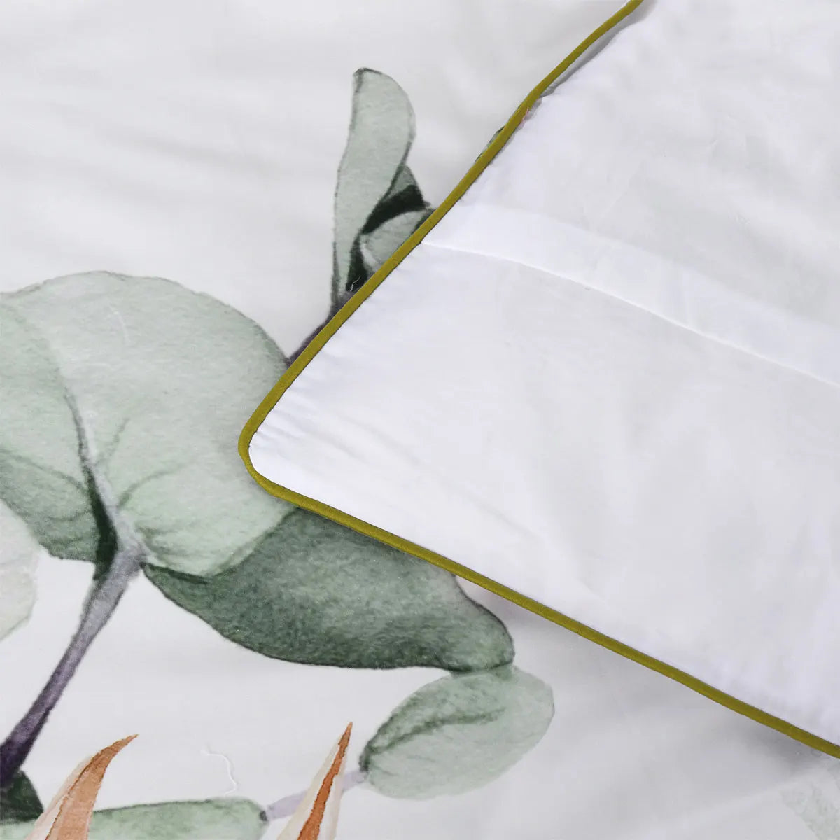 Bianca Helensvale White Floral Cotton Sateen Quilt Cover Set King - Image 5