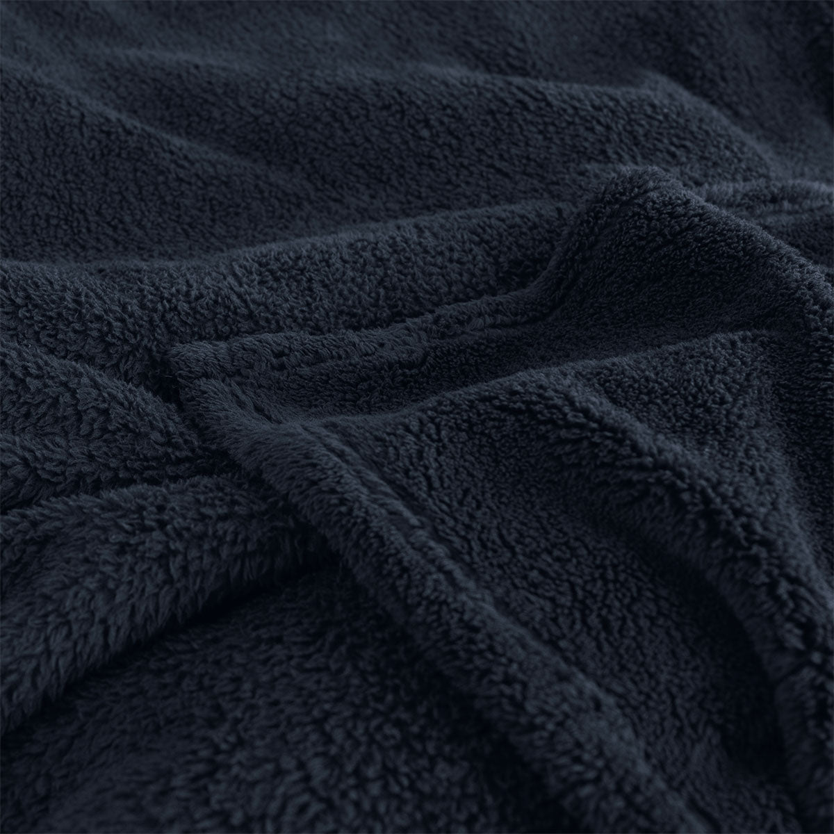 Ardor Teddy Navy Ultra Soft Cozy Fleece Blanket Queen - Image 4