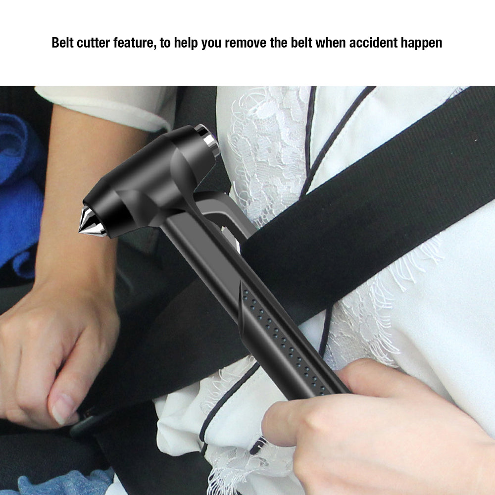 3 in 1 Car Emergency Safety Escape Hammer Glass Window Breaker Belt Cutter Tool - Image 5