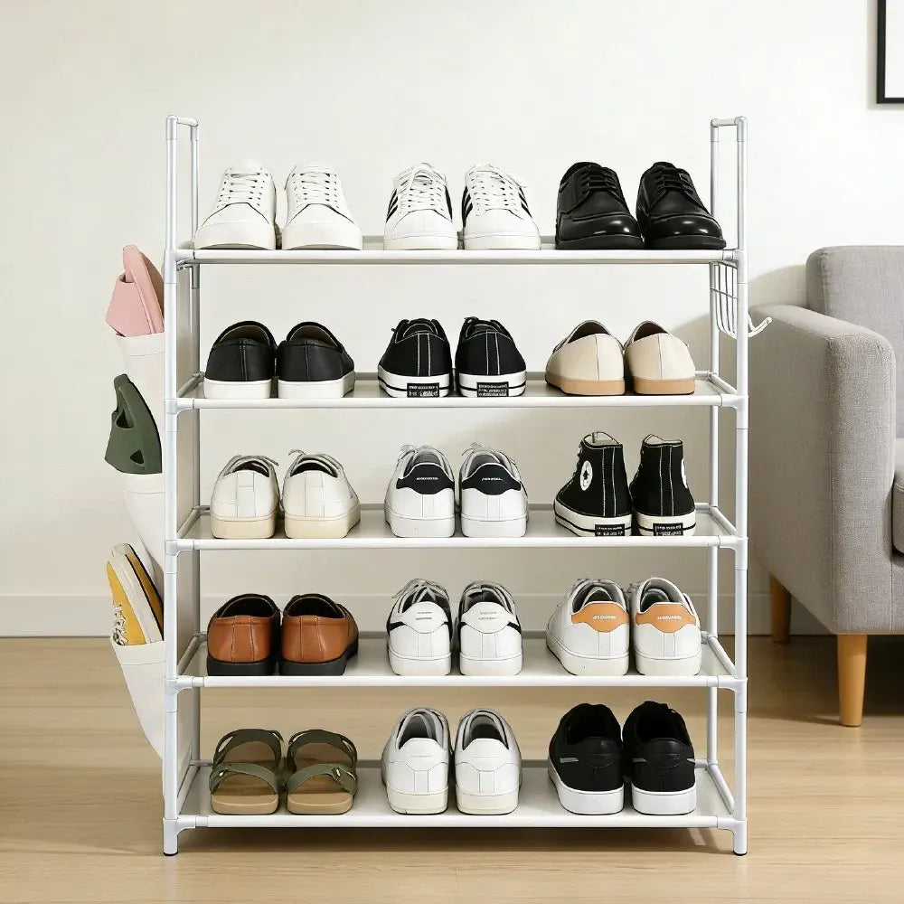SEDY 5-Tier Shoe Rack Storage Organizer Shelf for 20–25 Pairs Bedroom Garage - Image 6