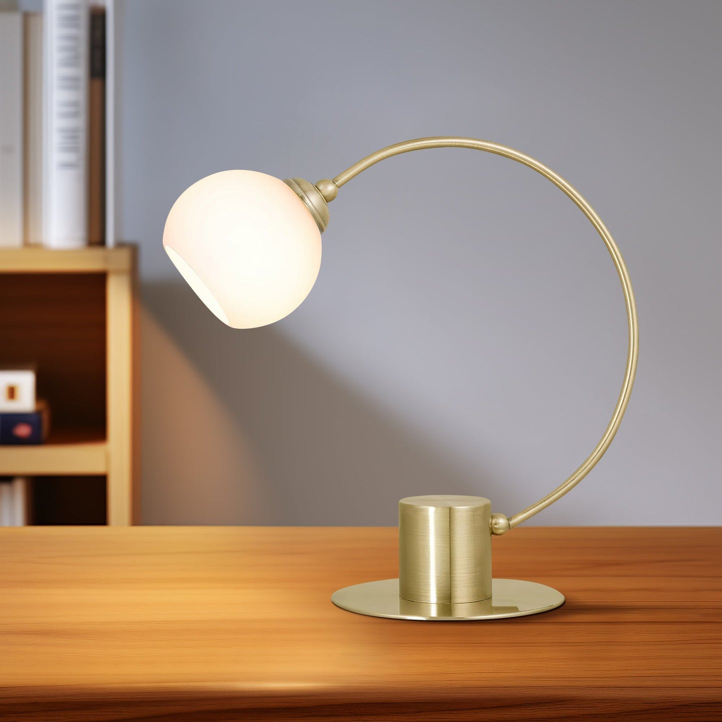 Penelope Touch Table Lamp - Antique Brass - Image 9