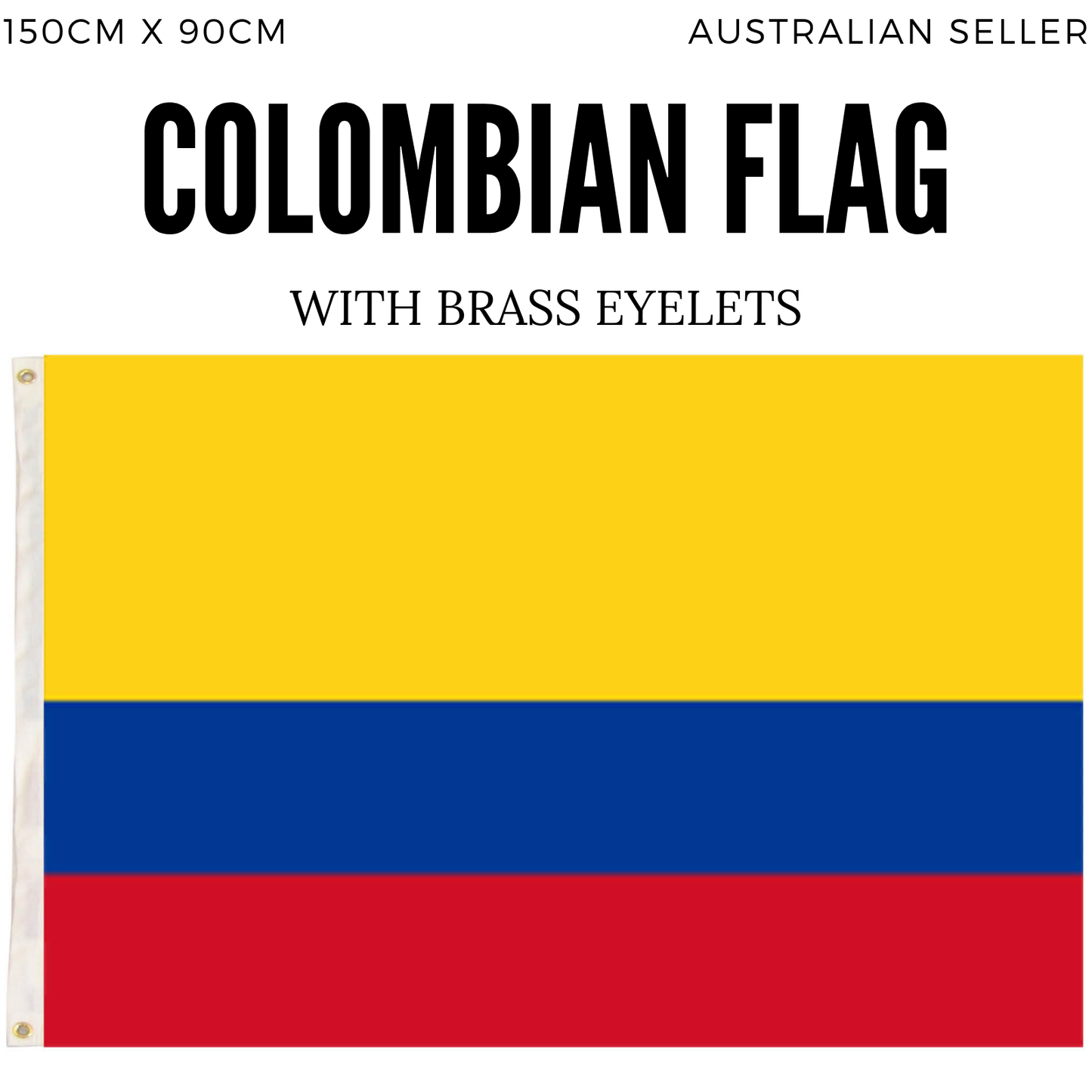 2x Republica de Colombia Country Flags Heavy Duty Colombian - 150cm x 90cm - Image 4