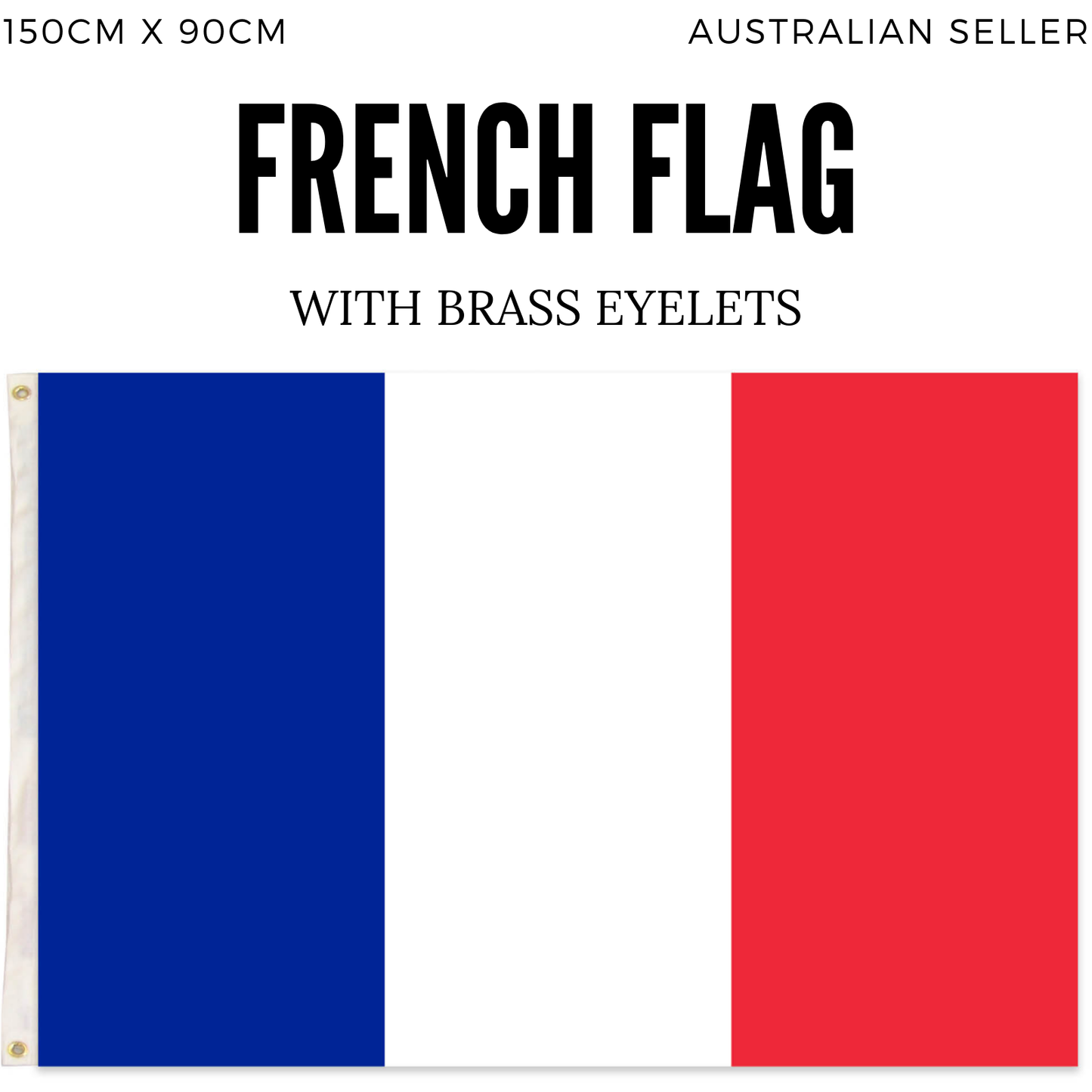 2x France Country Flags French Heavy Duty - 150cm x 90cm - Image 4