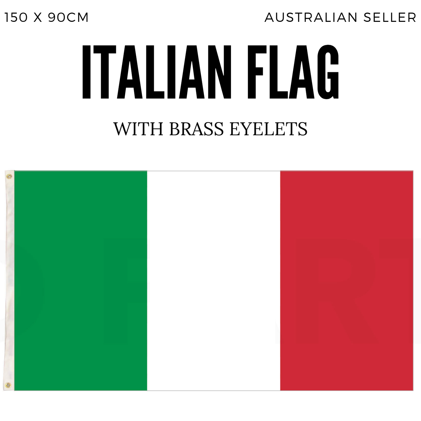 2x Italy Country Flags Italian Heavy Duty - 150cm x 90cm - Image 4