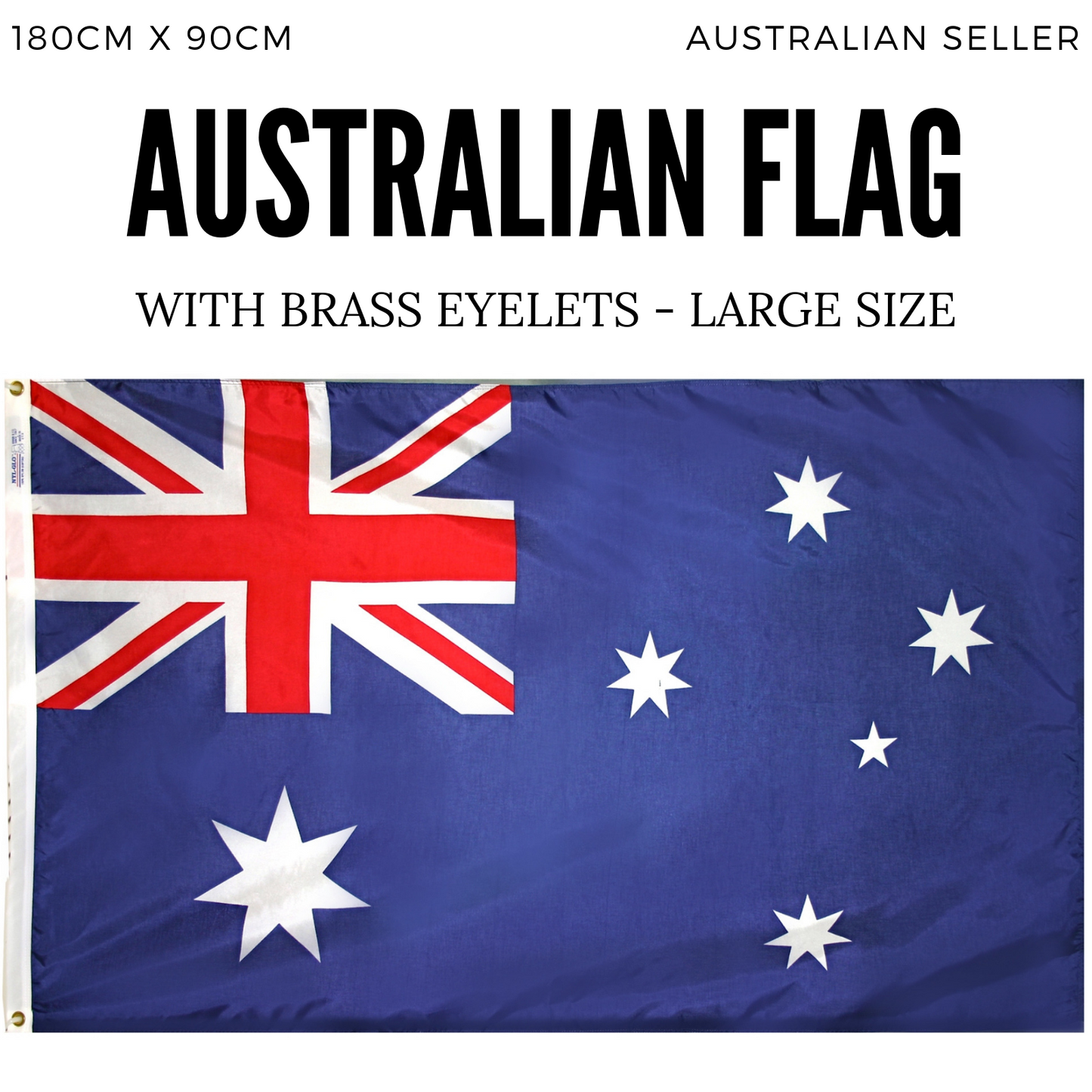 2x AUSTRALIA FLAG Aussie Australian Day Souvenir National 180cm x 90cm - Large - Image 5