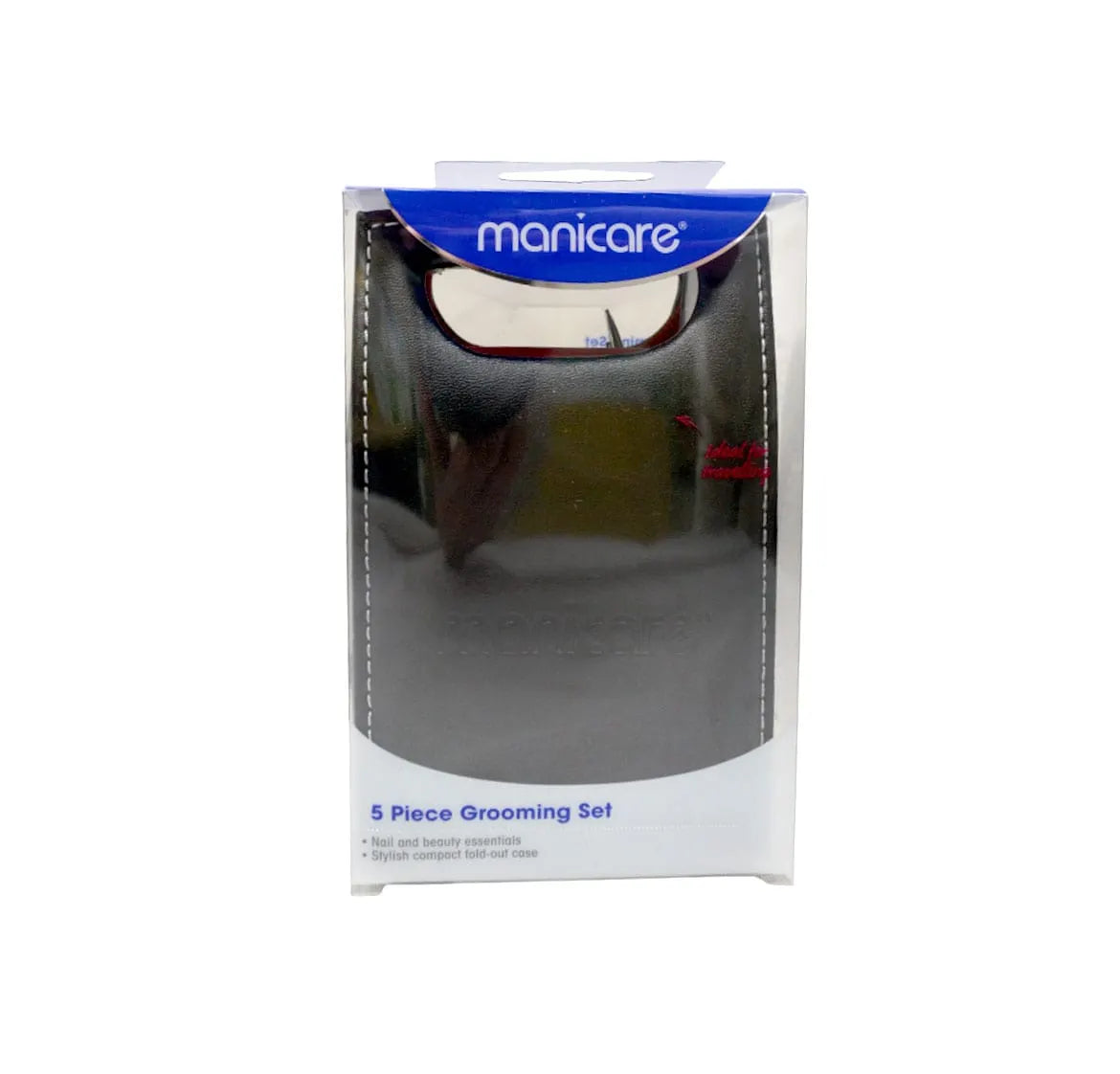 Manicare 5 Piece Grooming Set in Travel Storage Case Manicure/Pedicure/Nail Clipper Kit - Image 5