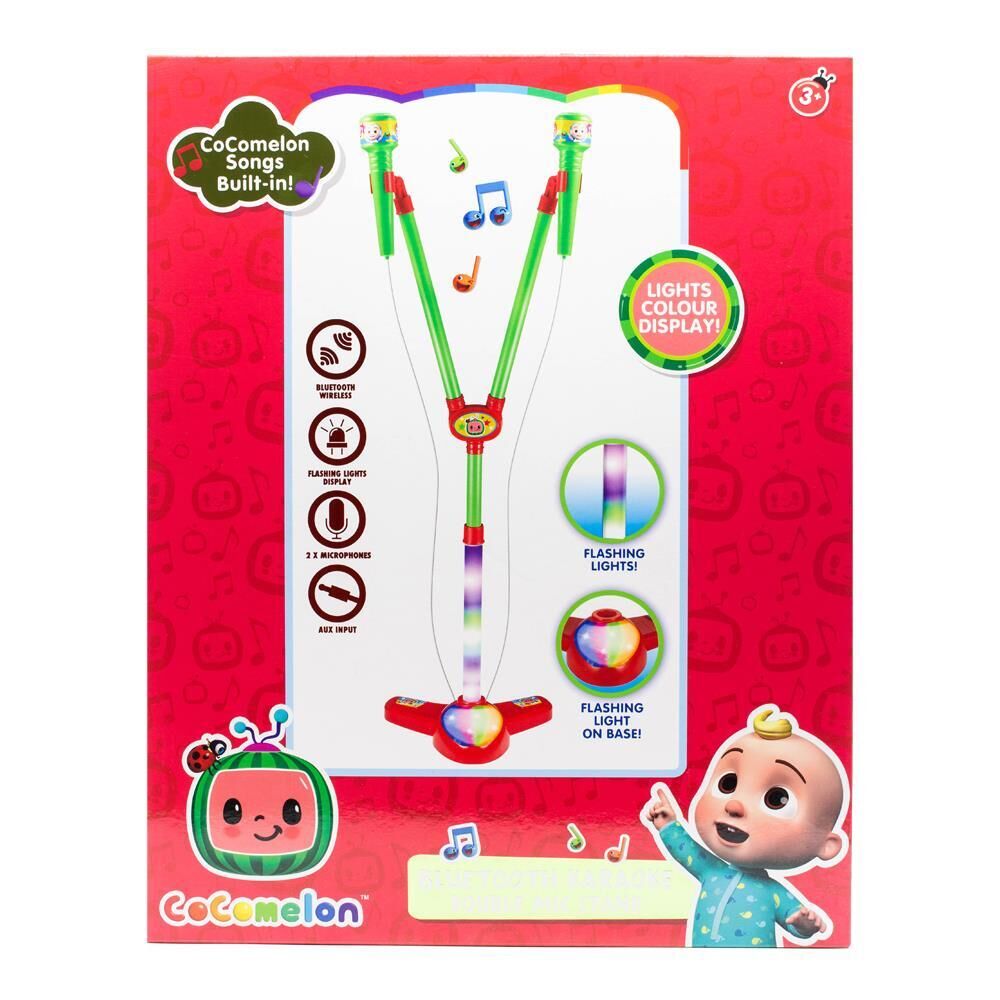 Cocomelon Bluetooth Karaoke Double Mic Stand - Image 2