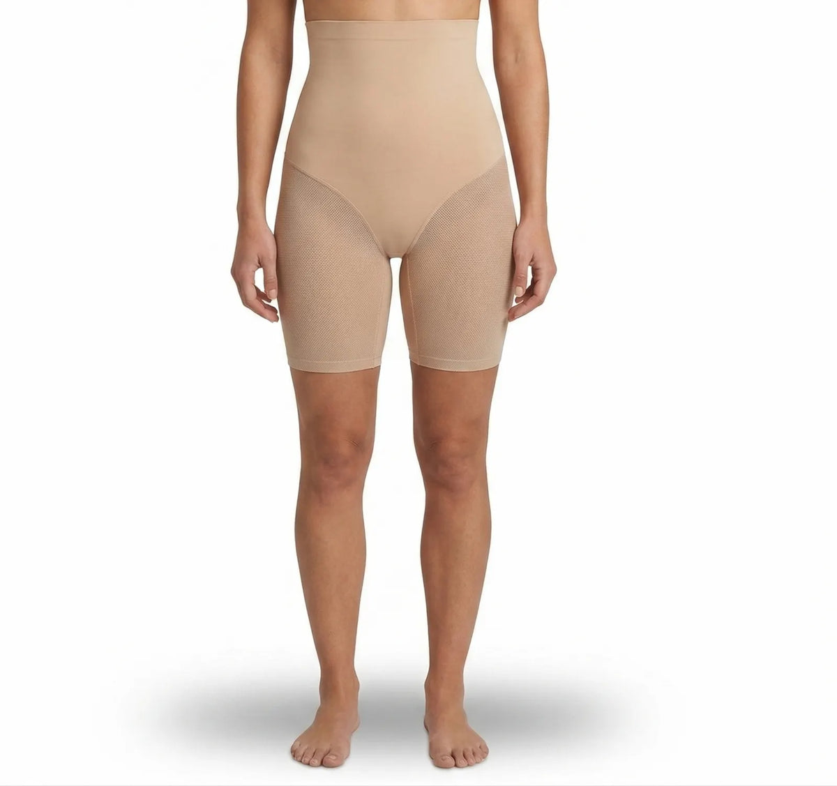Ambra BodySculpt Long Control Shorts in Nude (Size 10-12) - Slimming Shapewear - Image 2