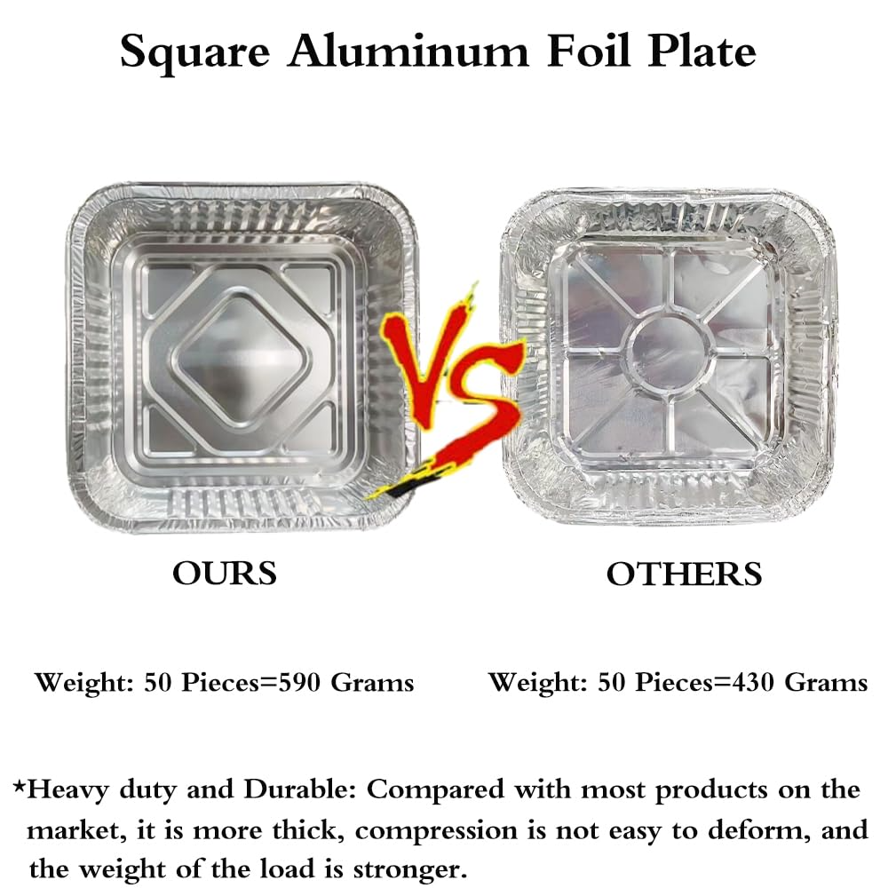 48x Deep Foil Aluminium Disposable Food Container Trays Pans Baking Roast Bulk 33x27x11cm - Image 8