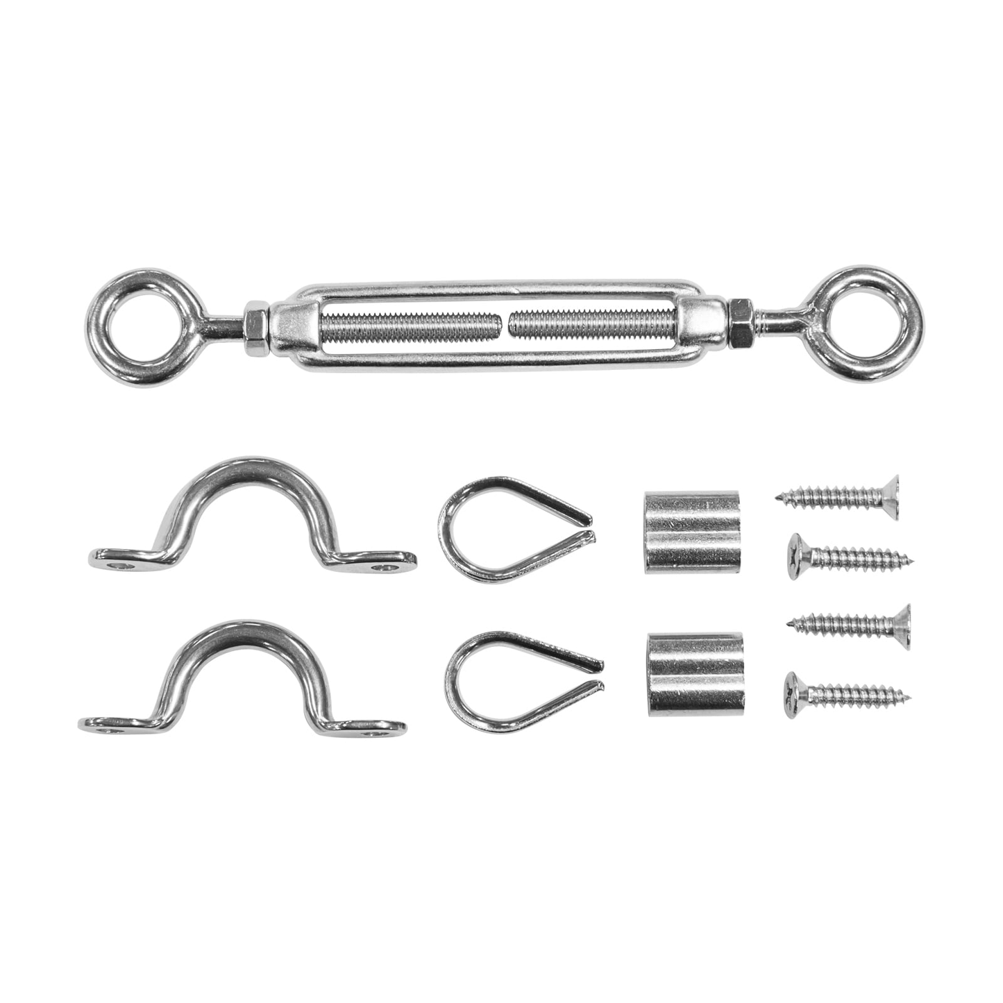 Pinnacle Hardware 316 Marine Grade Stainless Steel Eye/Eye Turnbuckle Balustrading Kit CHS032 - Image 2