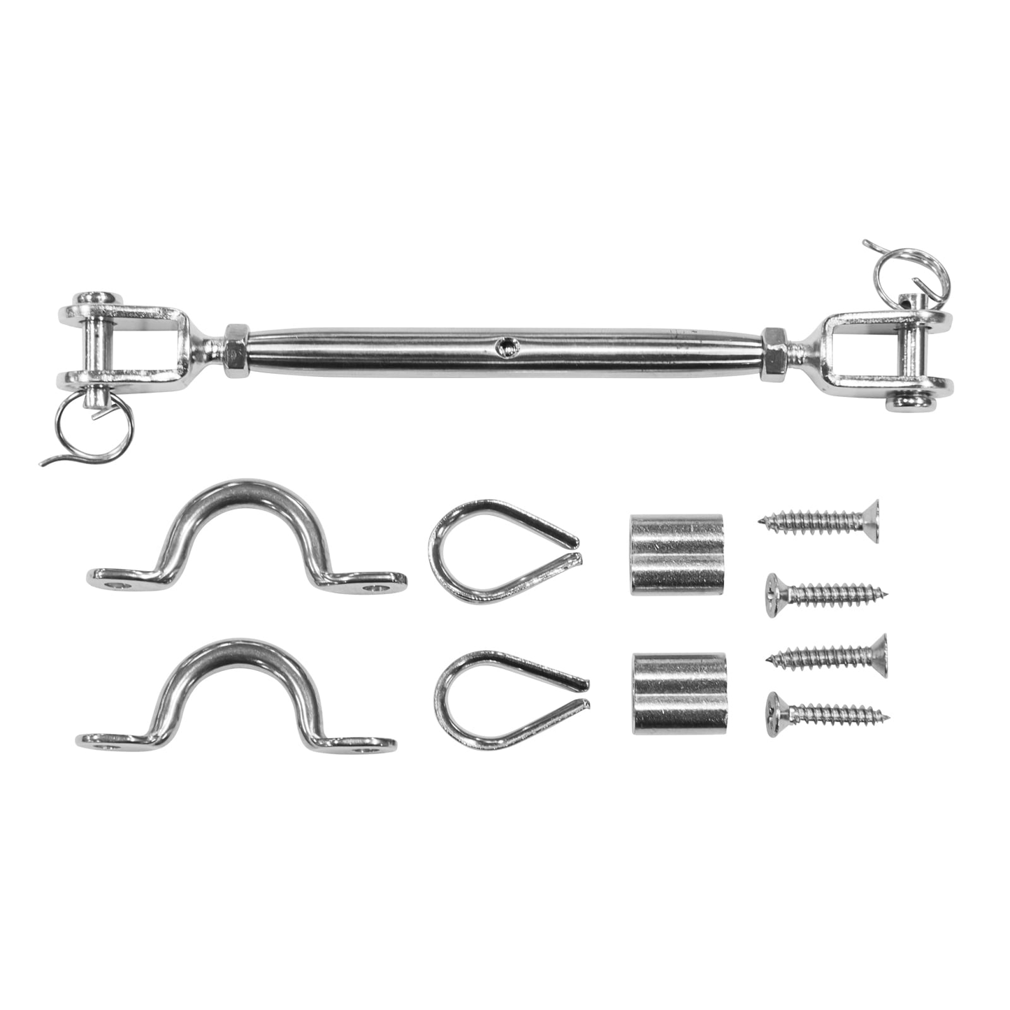 Pinnacle Hardware 316 Stainless Steel Marine Grade Jaw/Jaw Bottlescrew Balustradig Kit CHS033 - Image 2