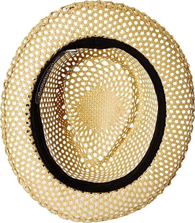 Goorin Brothers Straw Hat Light Sturdy Vented Trilby Sun Summer Fedora - Natural - Image 5