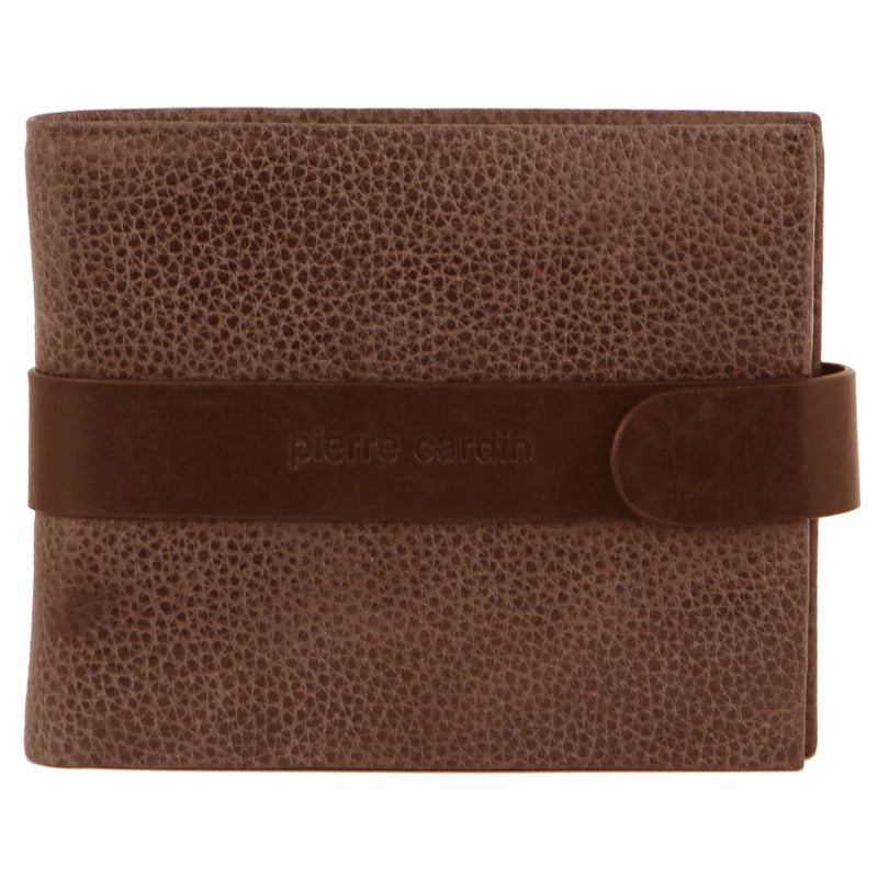 Pierre Cardin Mens RFID Leather Tab Wallet - Brown - Image 2