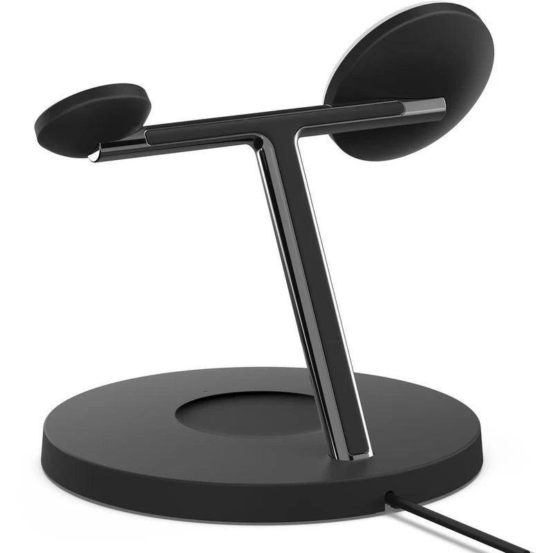 Belkin BoostCharge PRO 3-in-1 Qi2 15W Wireless Charger Stand MagSafe 2024 Model - Black - Image 5