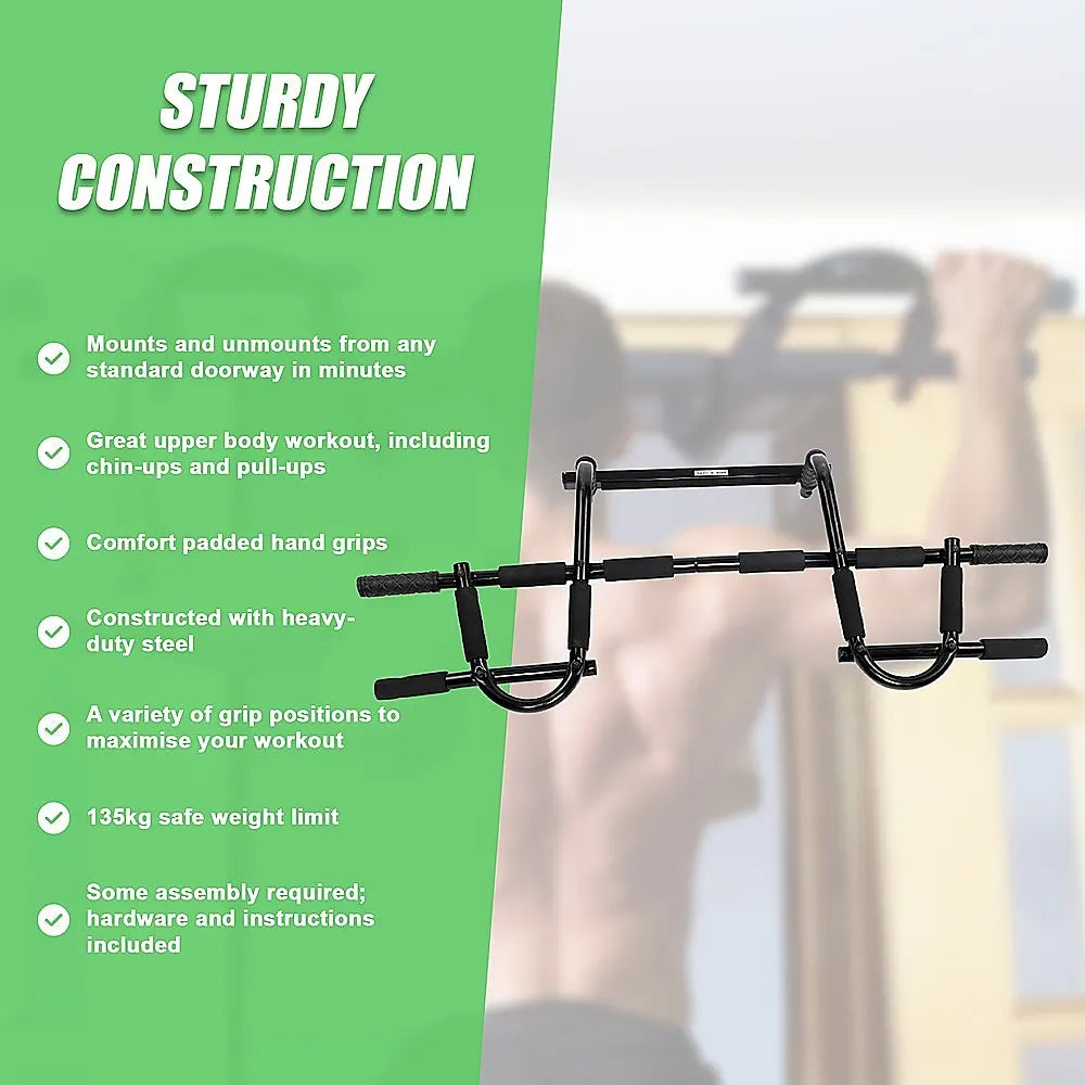 Professional Doorway Pull Up Bar – Chin Up Gym Exercise Bar for Home Workouts - Image 9