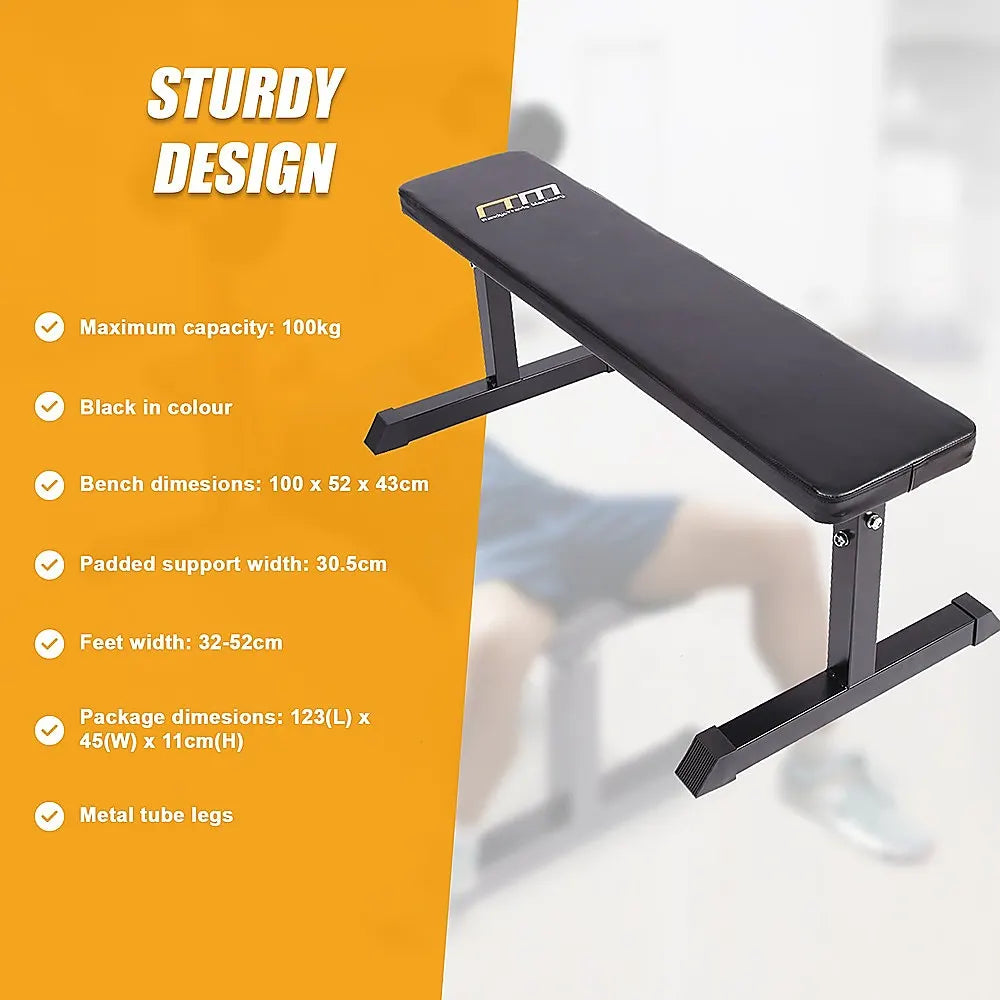 Weights Flat Bench Press Home Gym - Image 9